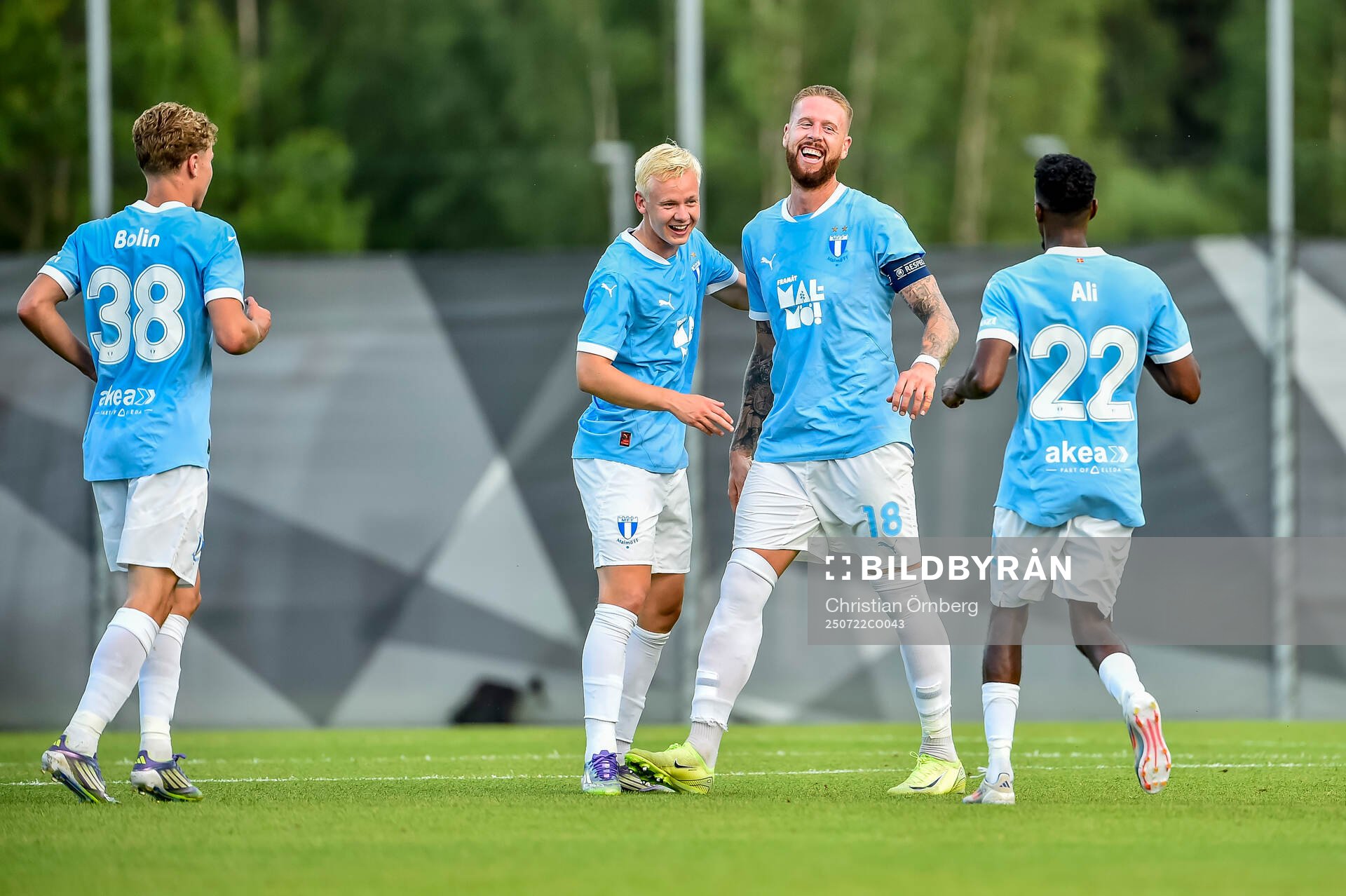 Hugo Bolin, Otto Rosengren, Pontus Jansson and Taha Ali of