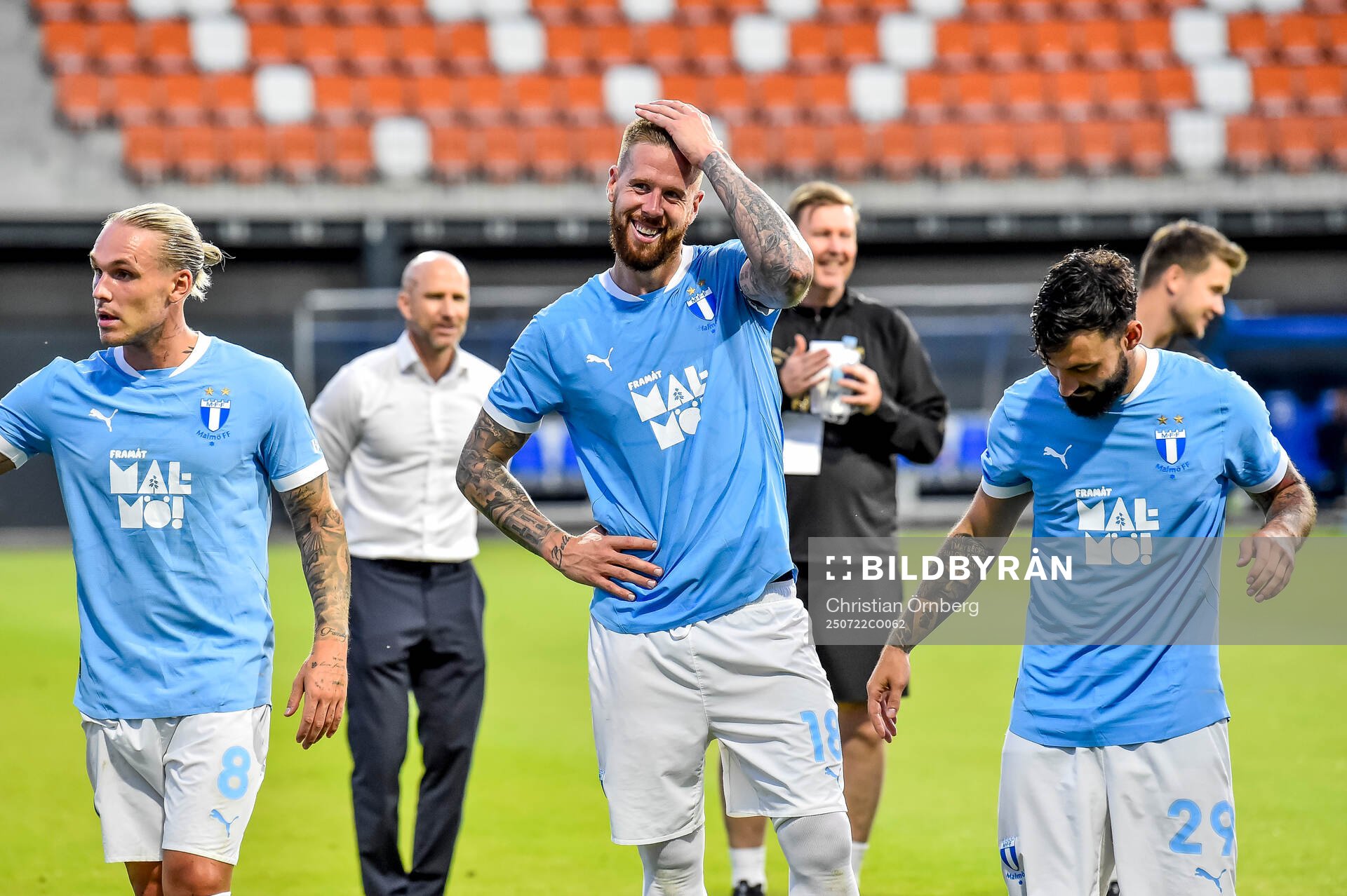 Arnor Sigurdsson, Pontus Jansson and Sead Haksabanovic of