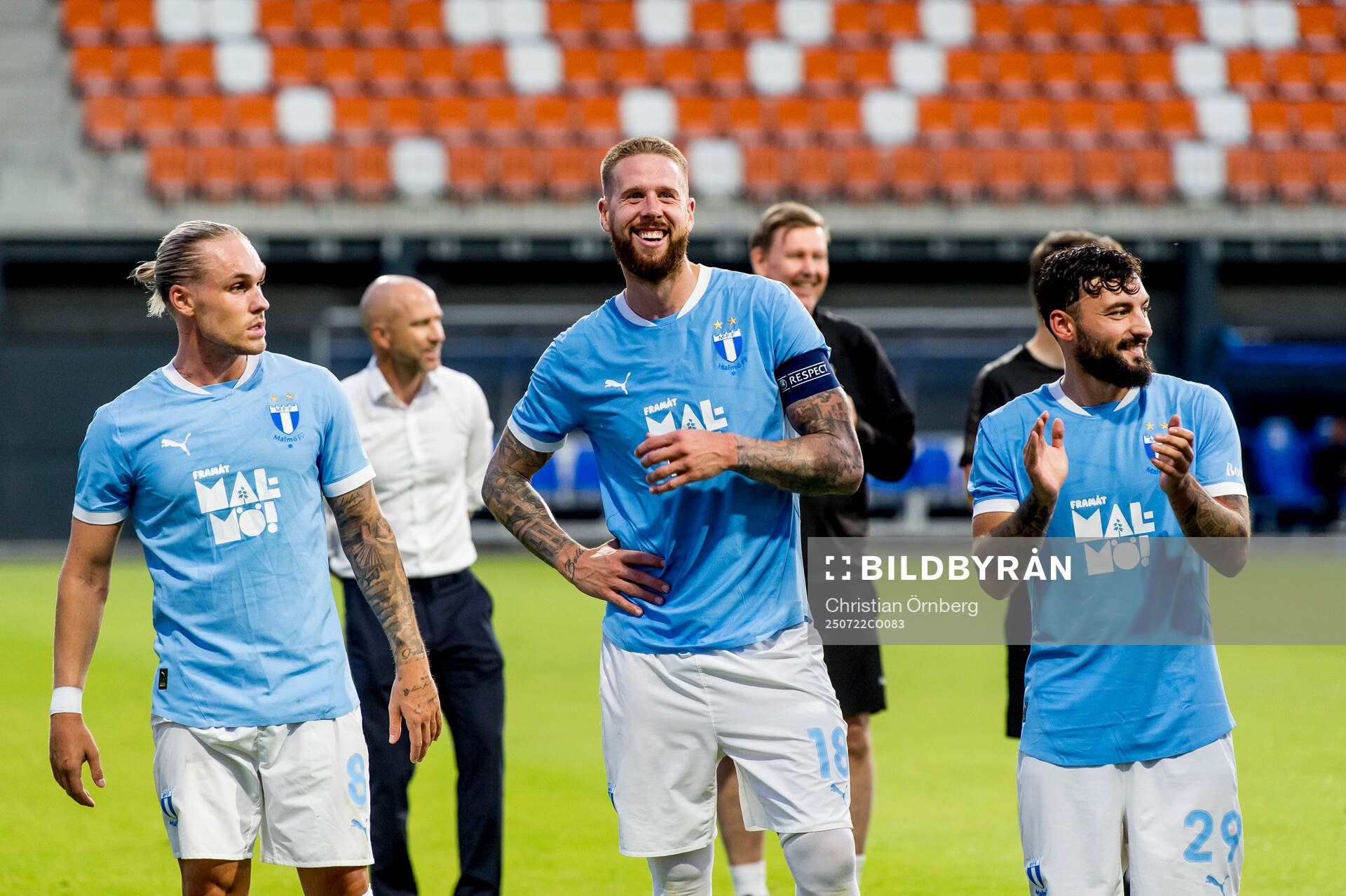 Arnor Sigurdsson, Pontus Jansson and Sead Haksabanovic of