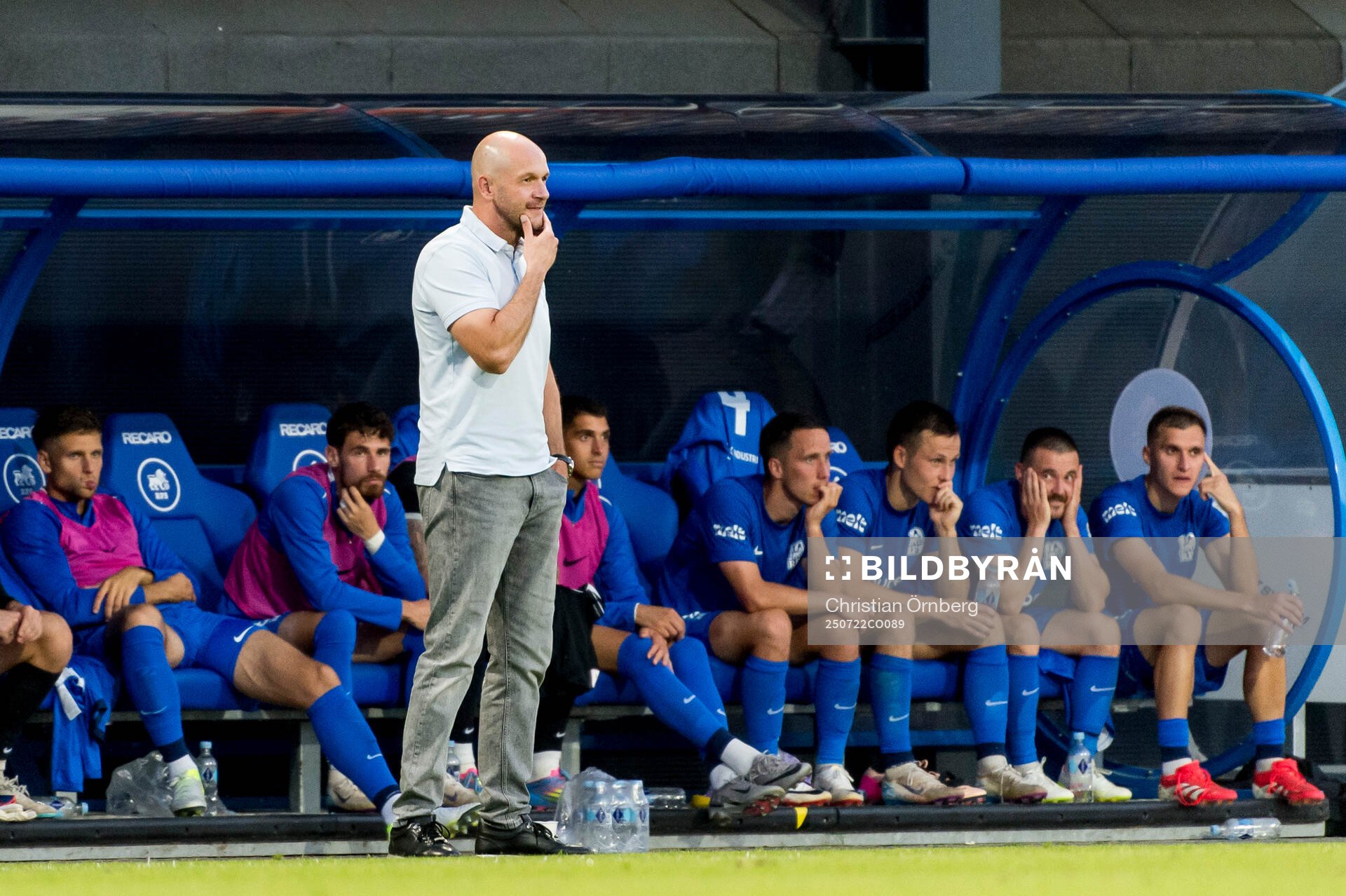 Head coach Viktors Morozs of FK RFS