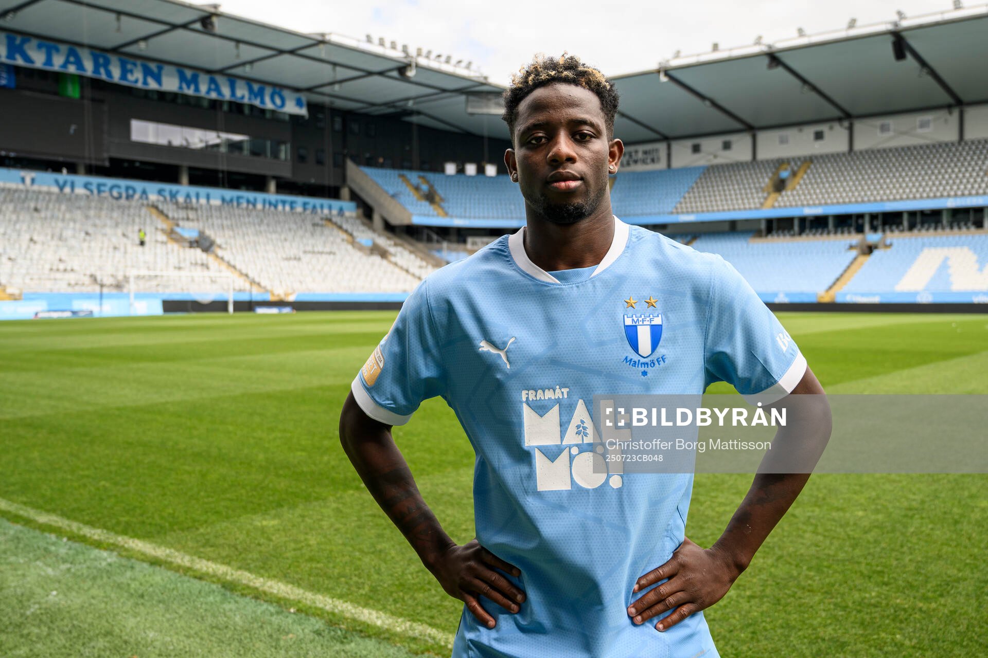 Malmö FF presenterar Salifou Soumah som ny spelare