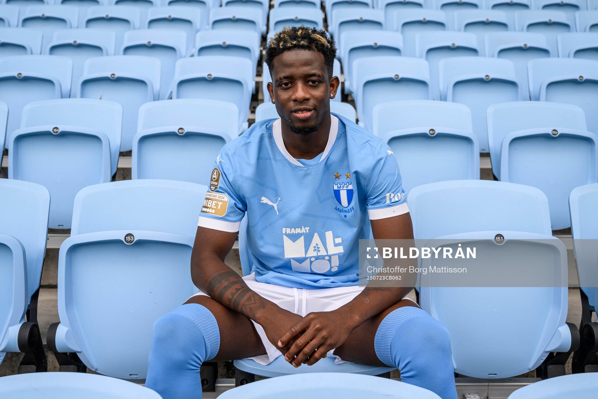 Malmö FF presenterar Salifou Soumah som ny spelare