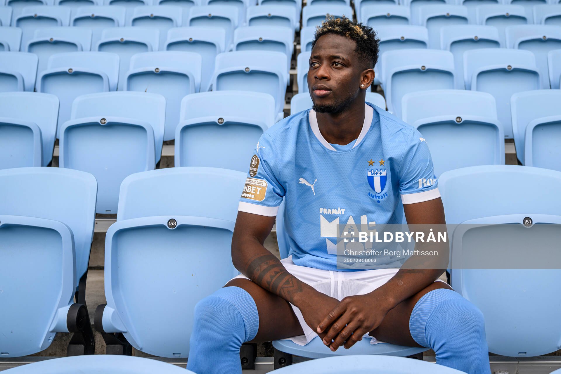 Malmö FF presenterar Salifou Soumah som ny spelare