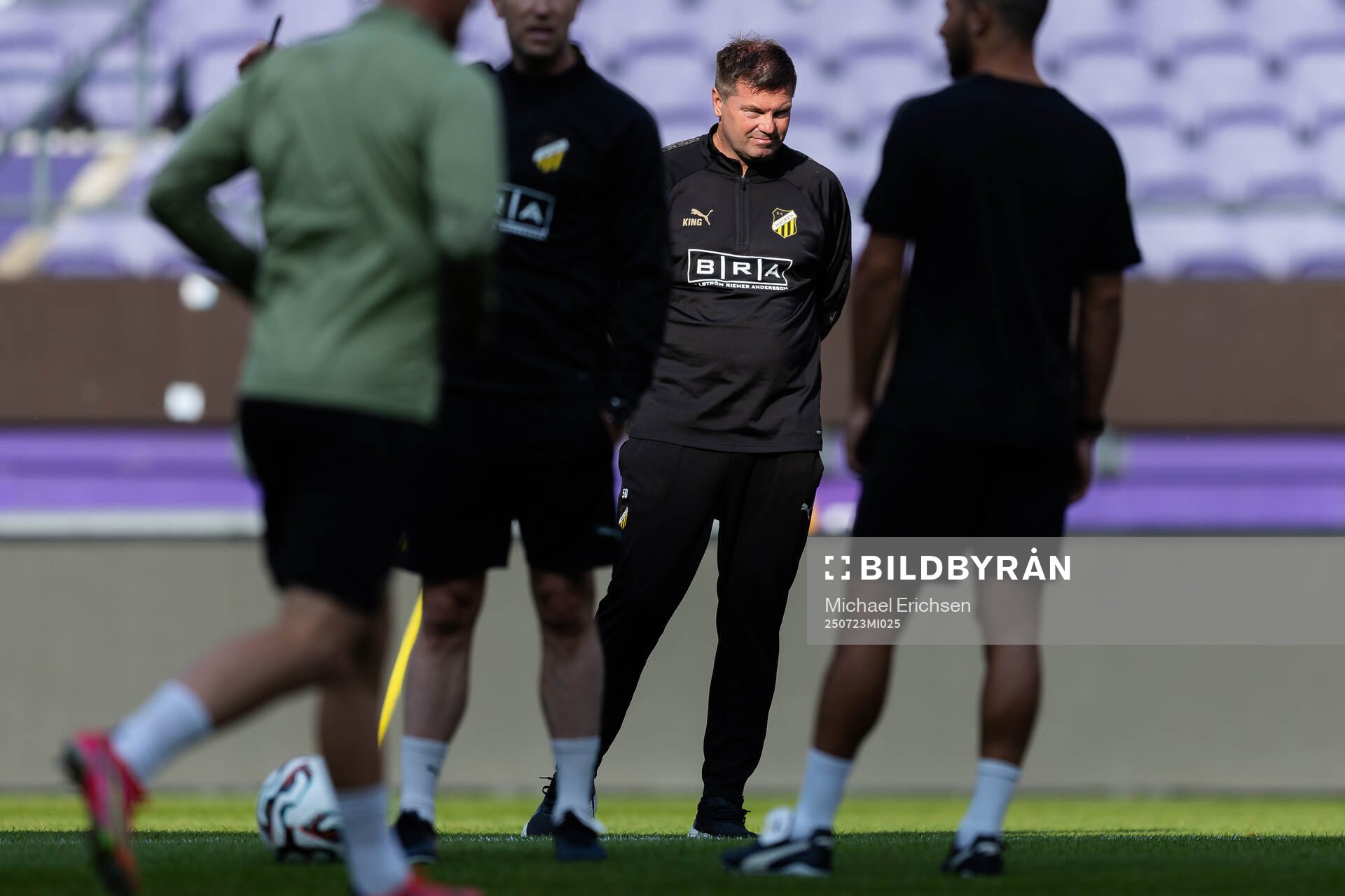Head coach Jens Gustafsson of Häcken