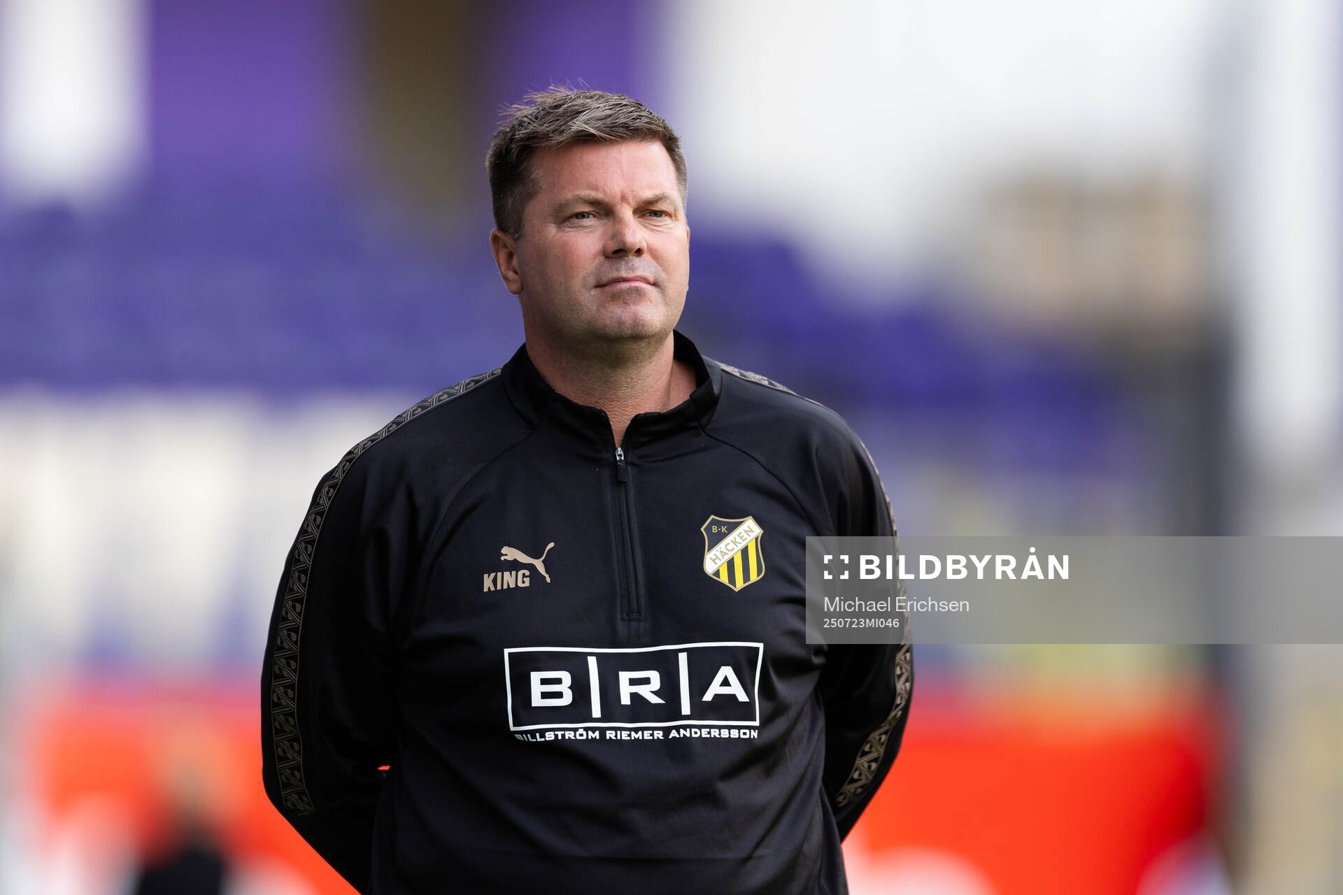 Head coach Jens Gustafsson of Häcken