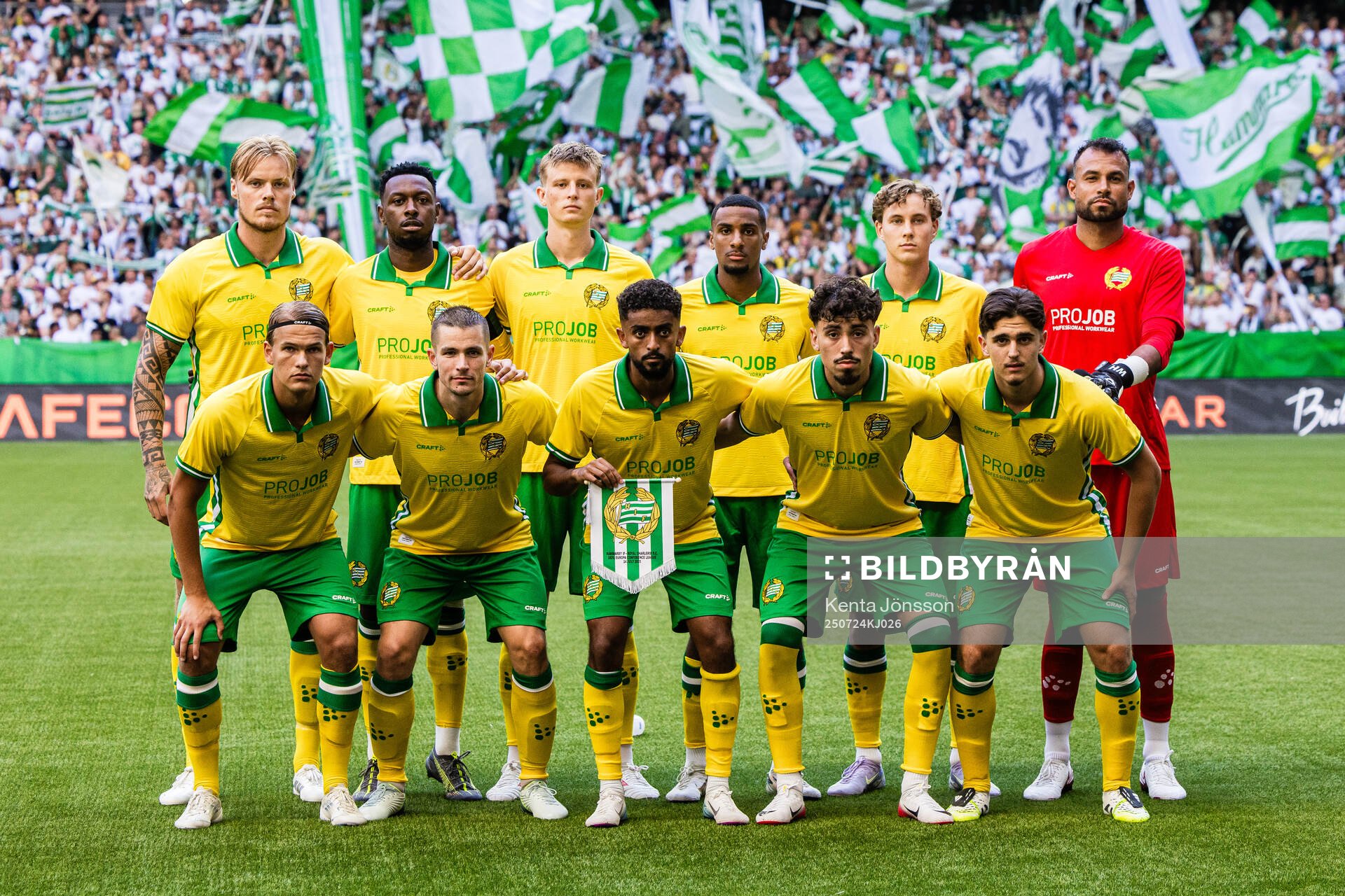 The starting eleven of Hammarby