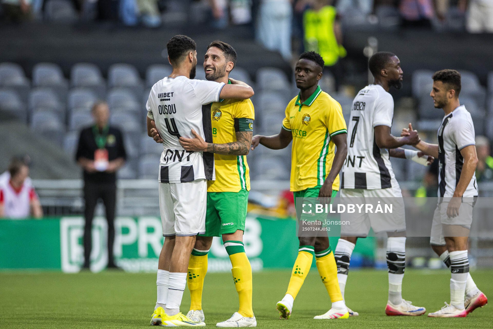 Nahir Besara of Hammarby and Aiham Ousou of Royal Charleroi