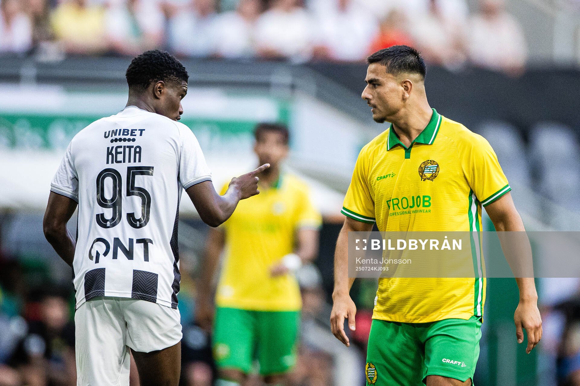 Check Keita Royal Charleroi SC and Jusef Erabi of Hammarby