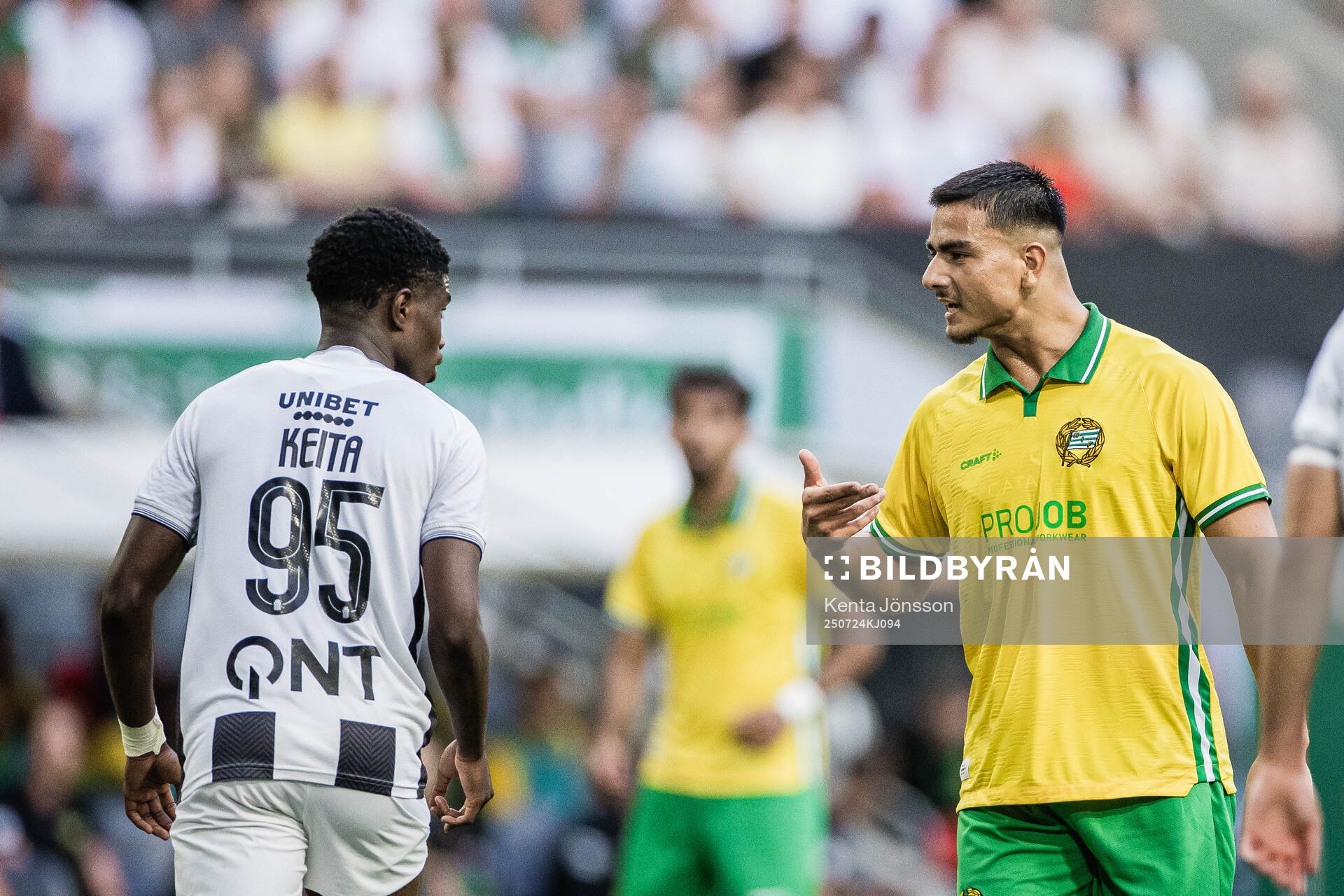 Check Keita of Royal Charleroi SC and Jusef Erabi of