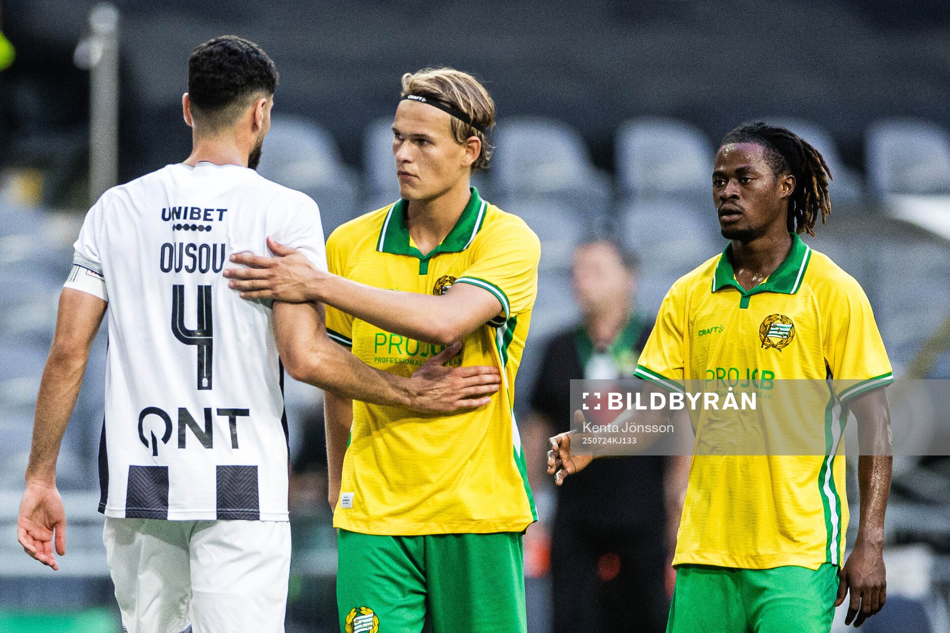 Aiham Ousou of Royal Charleroi SC and Markus Karlsson and