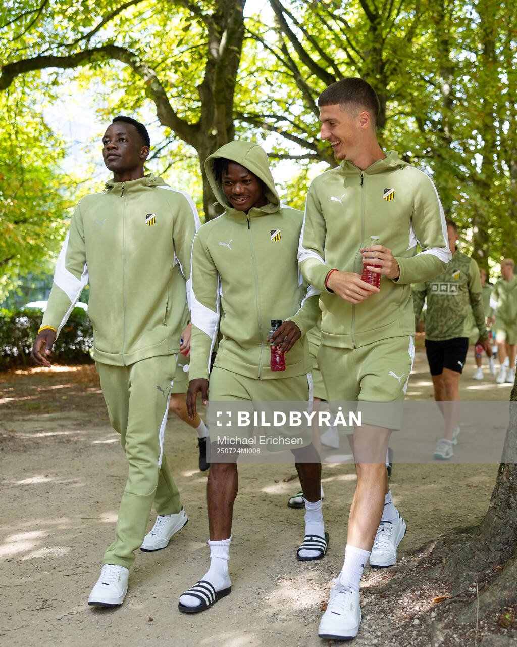 John Paul Dembe, Severin Nioule and Nikola Zecevic of