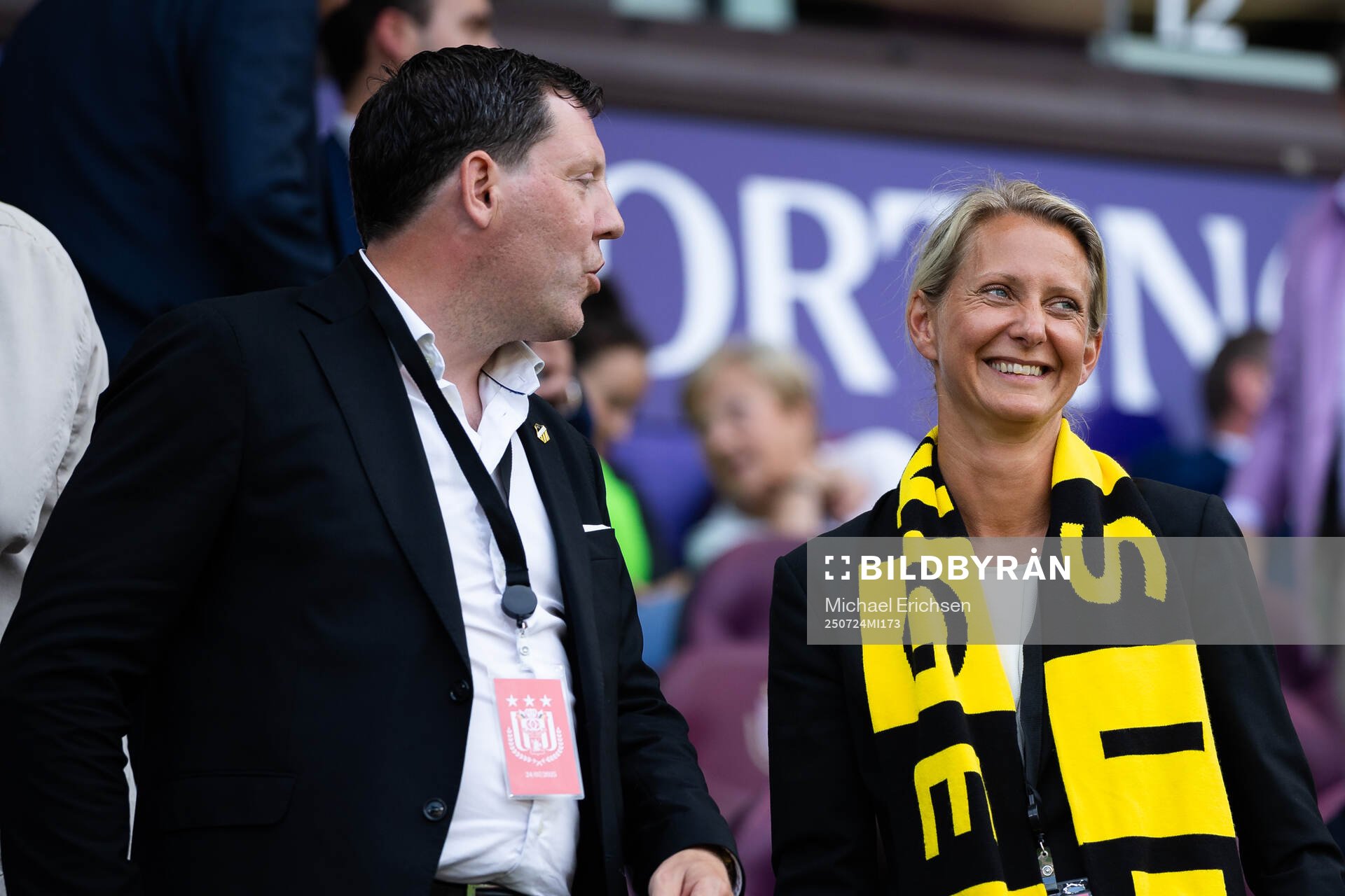 Financial manager Johan Zachrisson and vice club manager