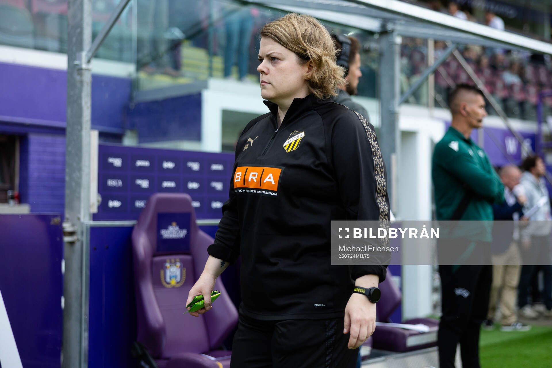 Physiotherapist Isabelle Fjäll of Häcken