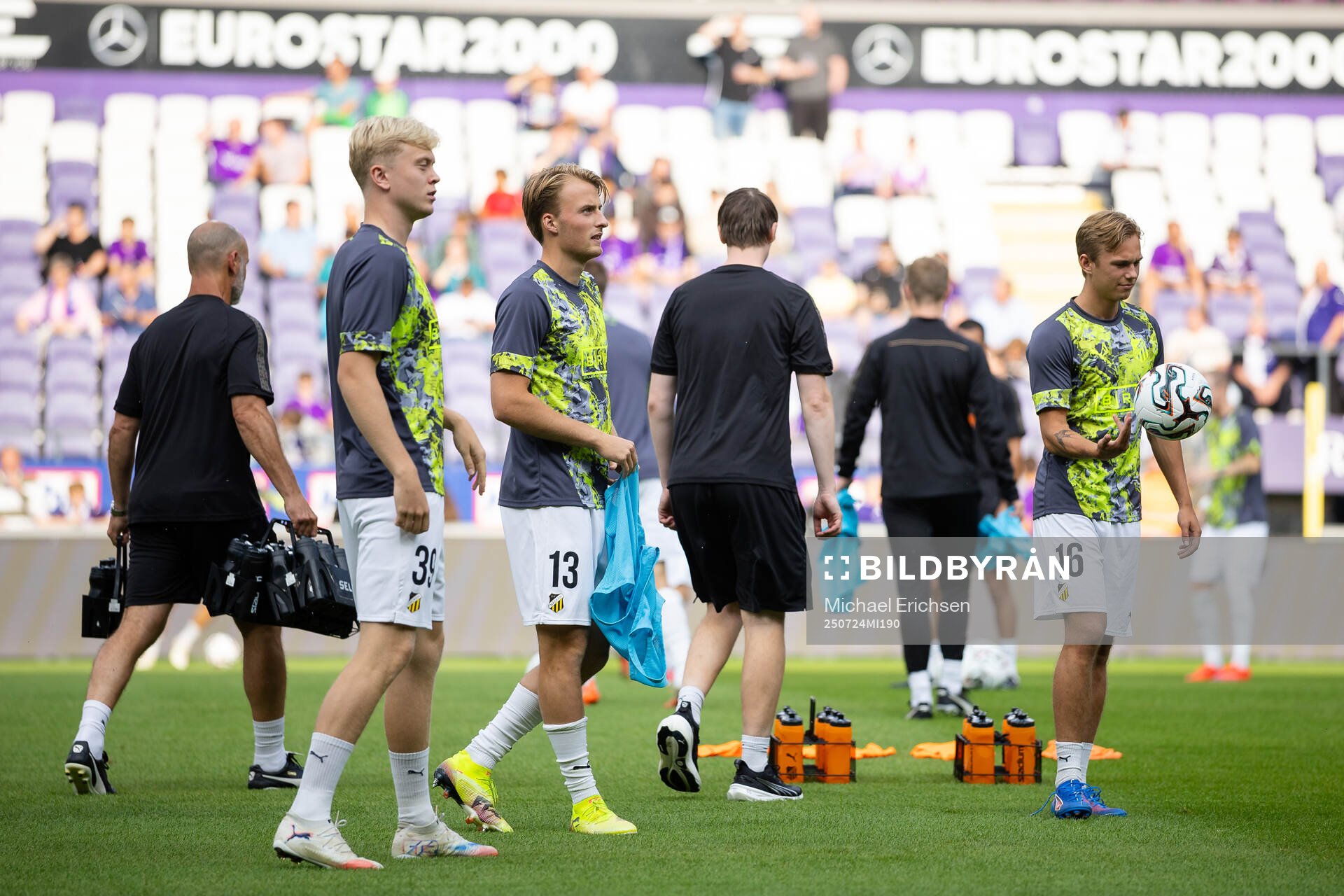 Isak Brusberg, Sigge Jansson and Pontus Dahbo of Häcken