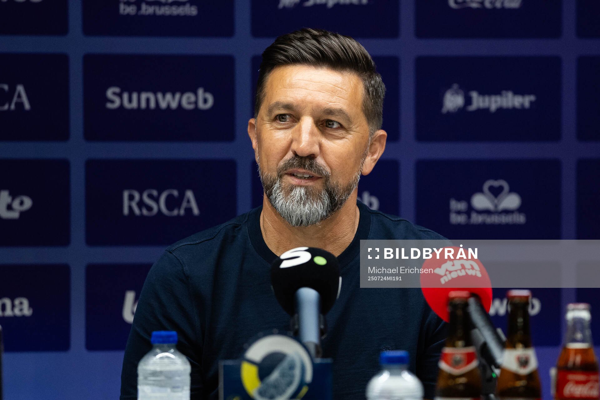 Head coach Besnik Hasi of Anderlecht