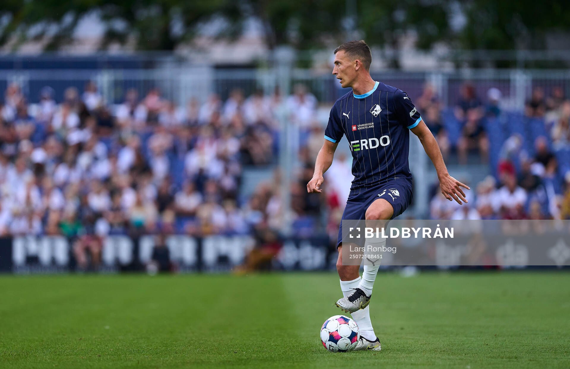VEJLBY, DANMARK - 25. JULI 2025: John Björkengren, Randers