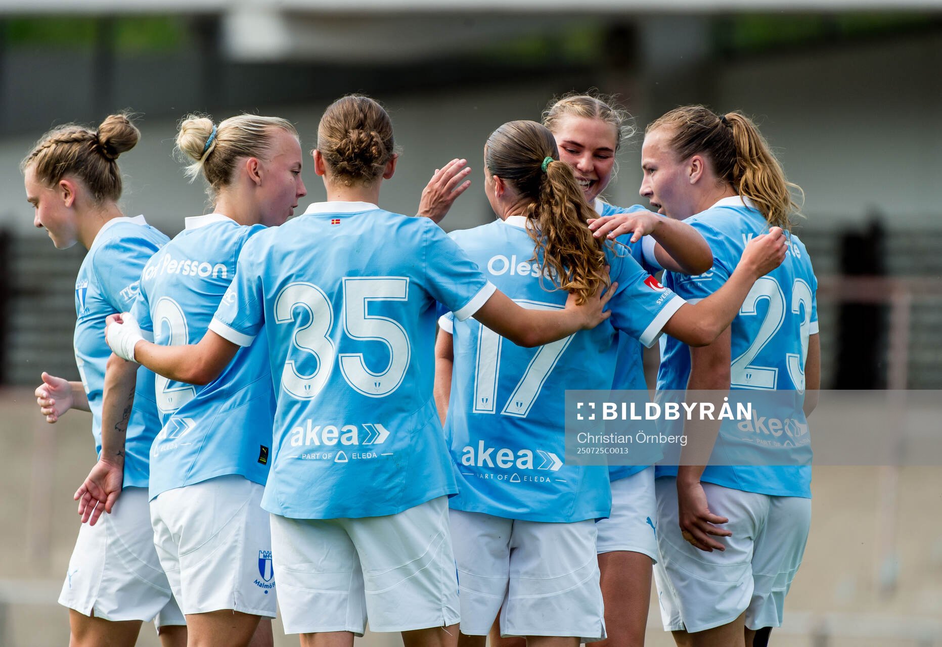 Malmö FFs spelare jublar