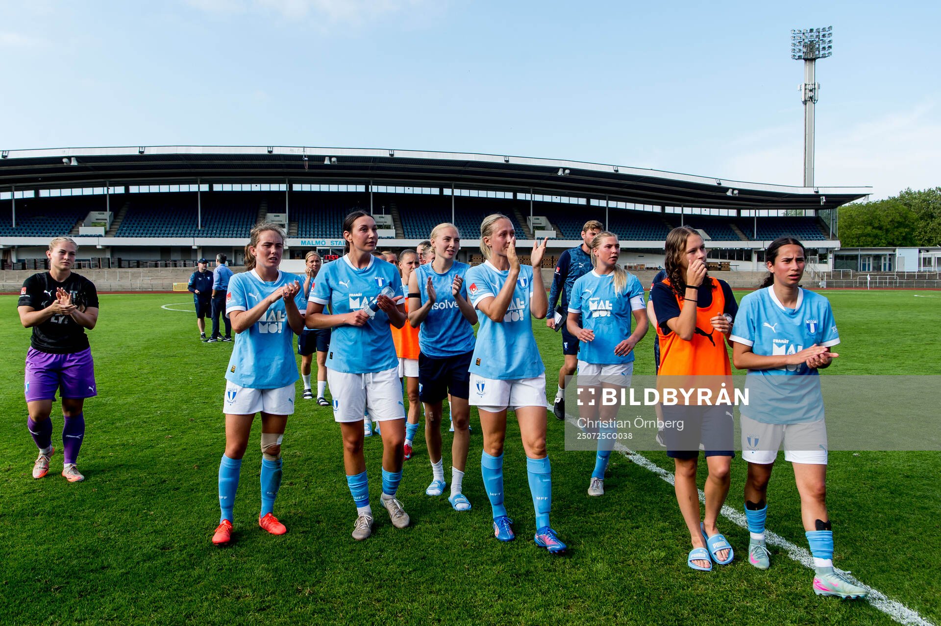 Malmö FFs spelare jublar