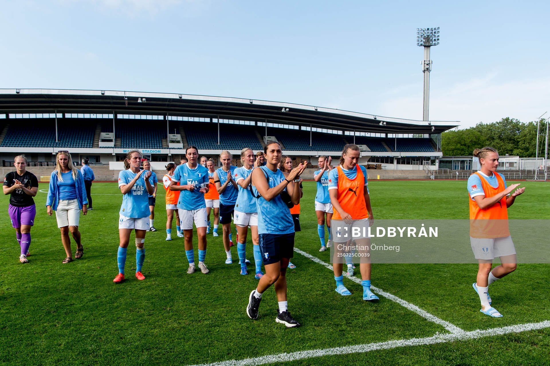 Malmö FFs spelare jublar