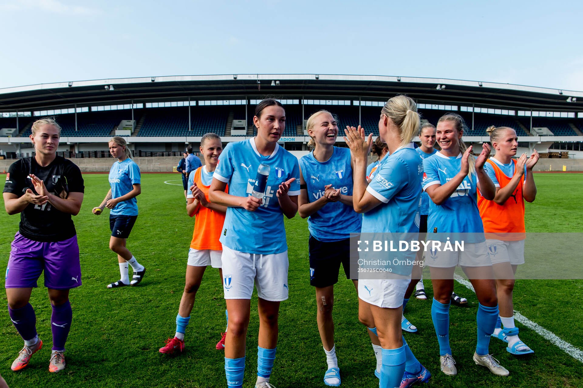 Malmö FFs spelare jublar