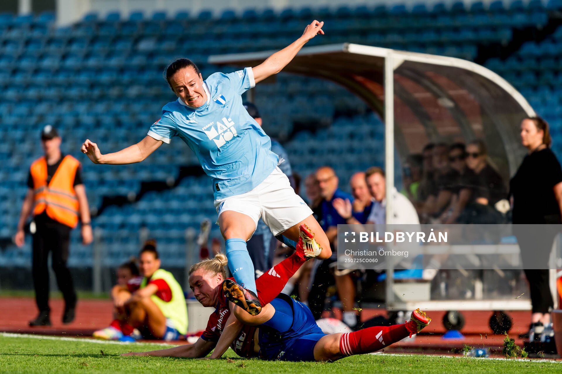 Malmö FFs Anna Plantin och Vittsjös Kajsa Lind