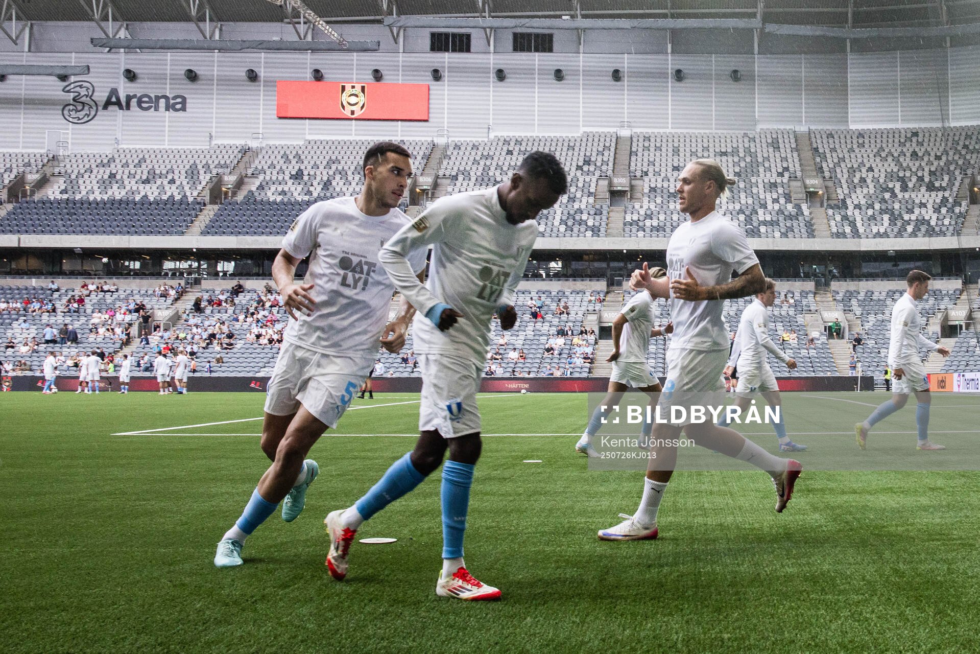 Malmö FFs Taha Ali, Andrej Djuric och Arnor Sigurdsson