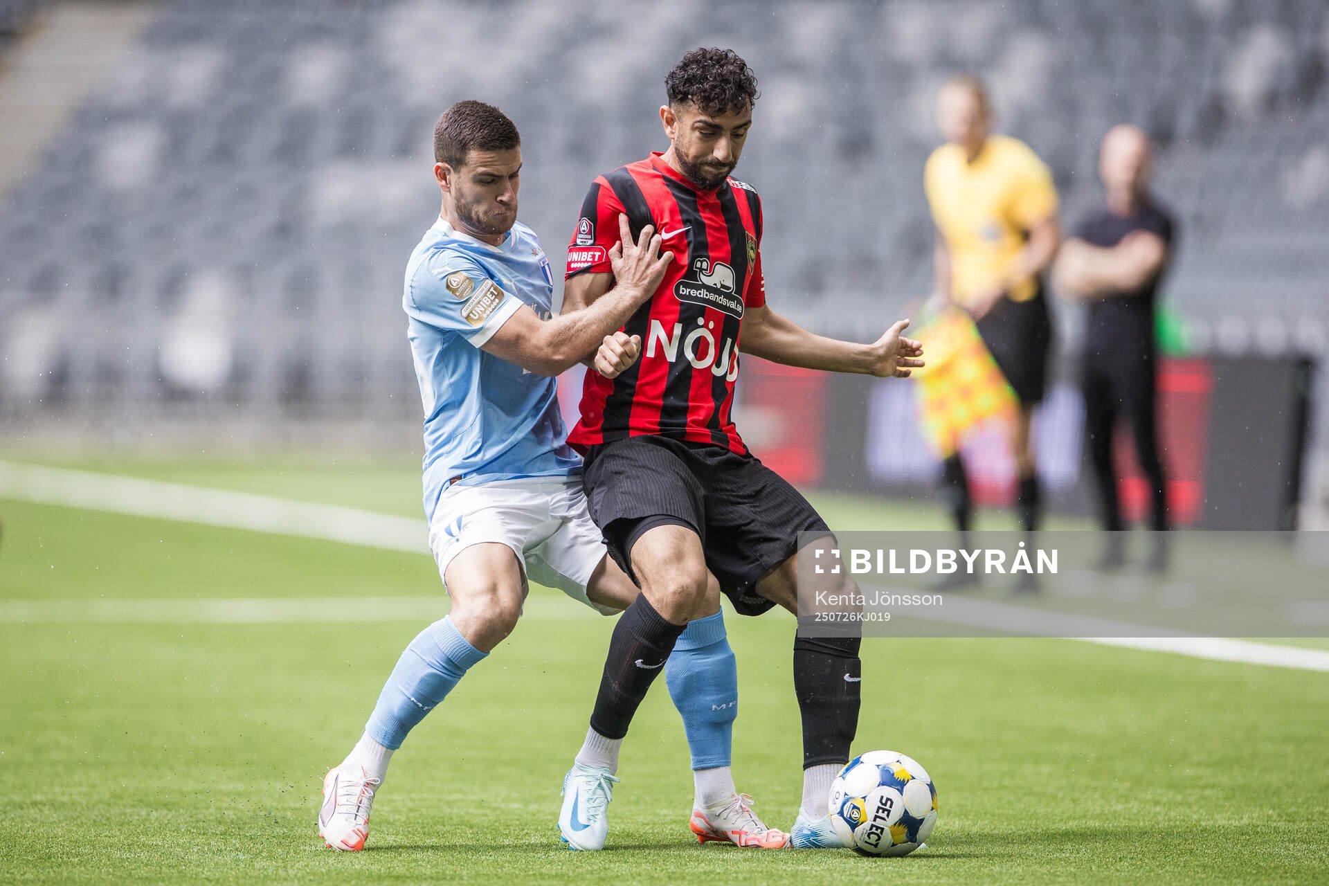 Malmö FFs Gabriel Busanello och Brommapojkarnas Daleho