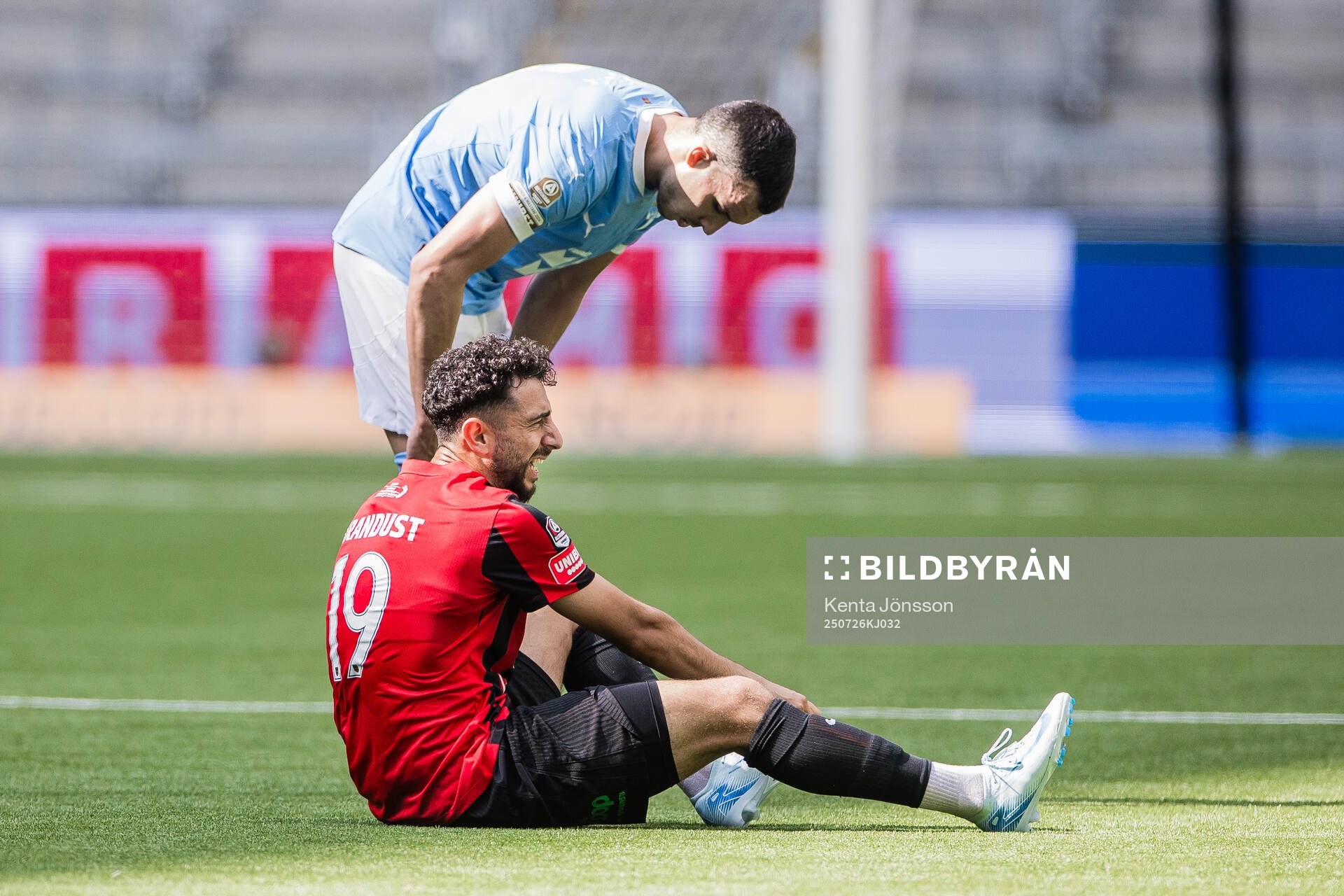 Brommapojkarnas Daleho Irandust har ont