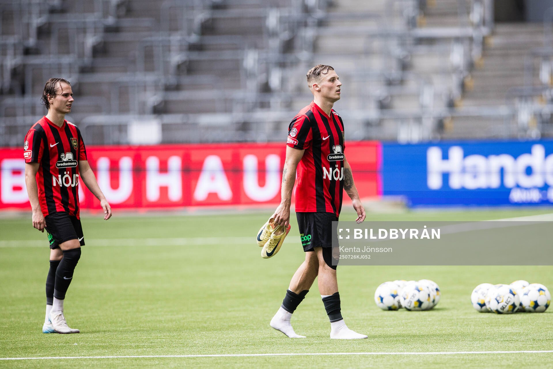 Brommapojkarnas Alex Timossi Andersson och Adam Skanning