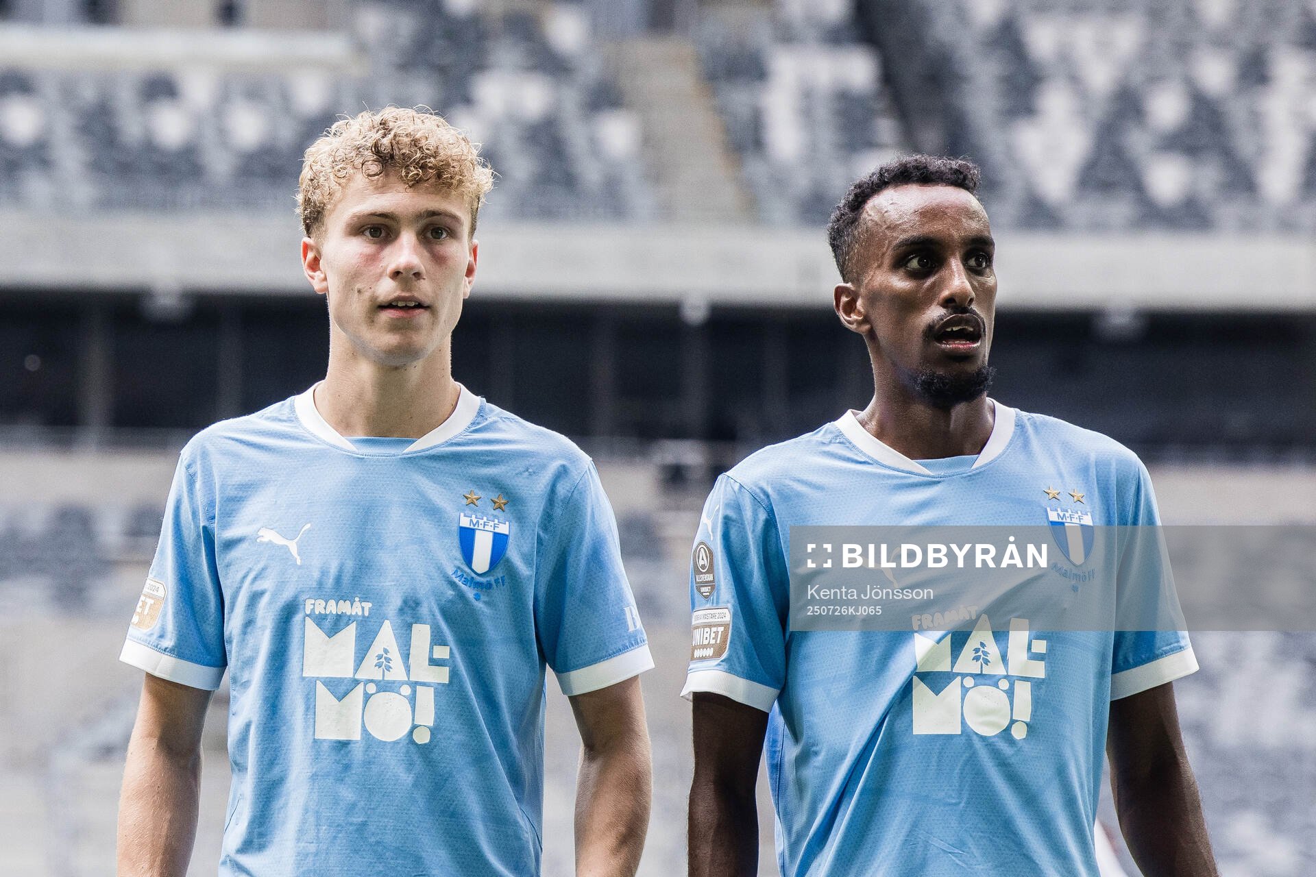 Malmö FFs Hugo Bolin och Taha Ali