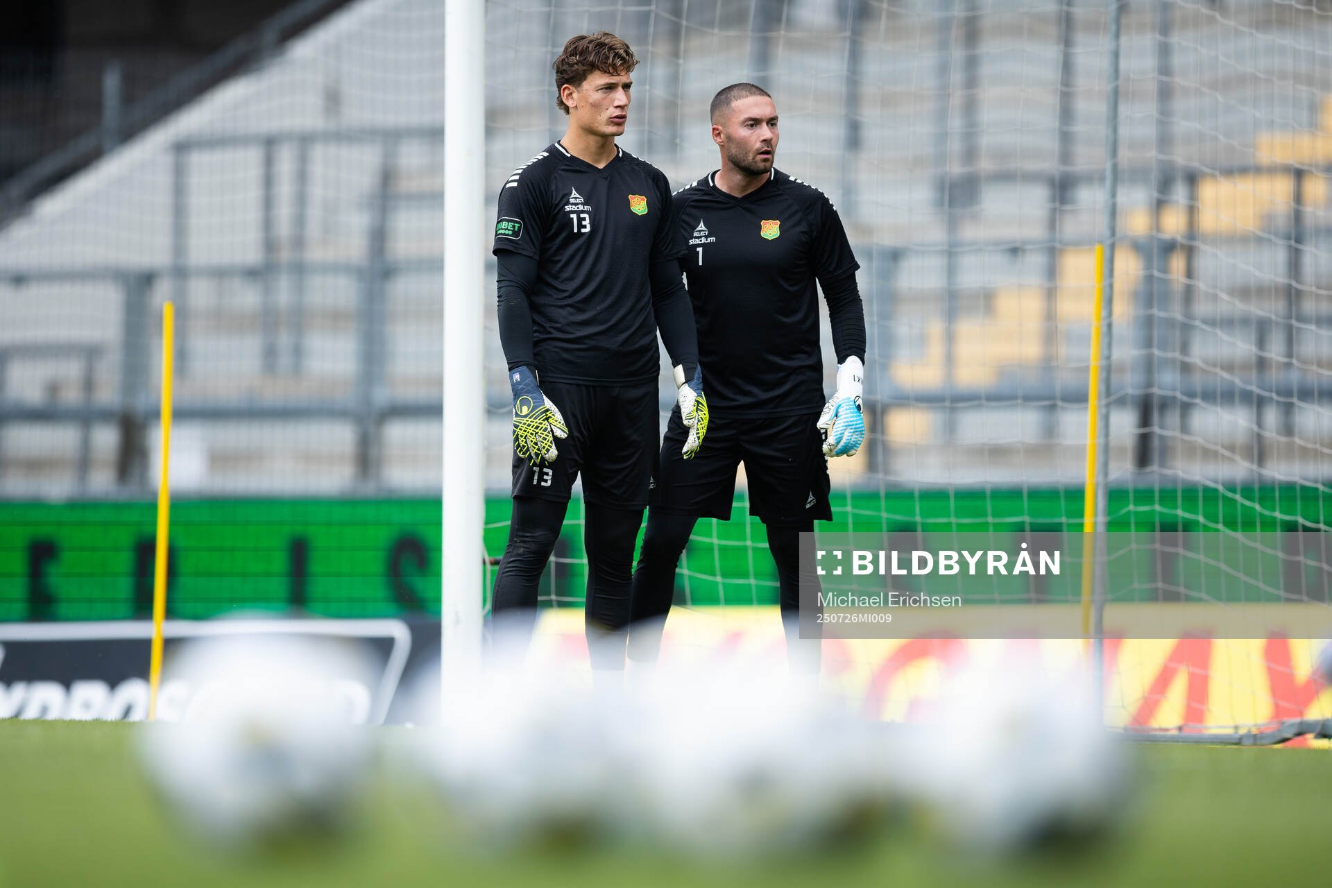 GAIS målvakt Kees Sims och målvakt Mergim Krasniqi