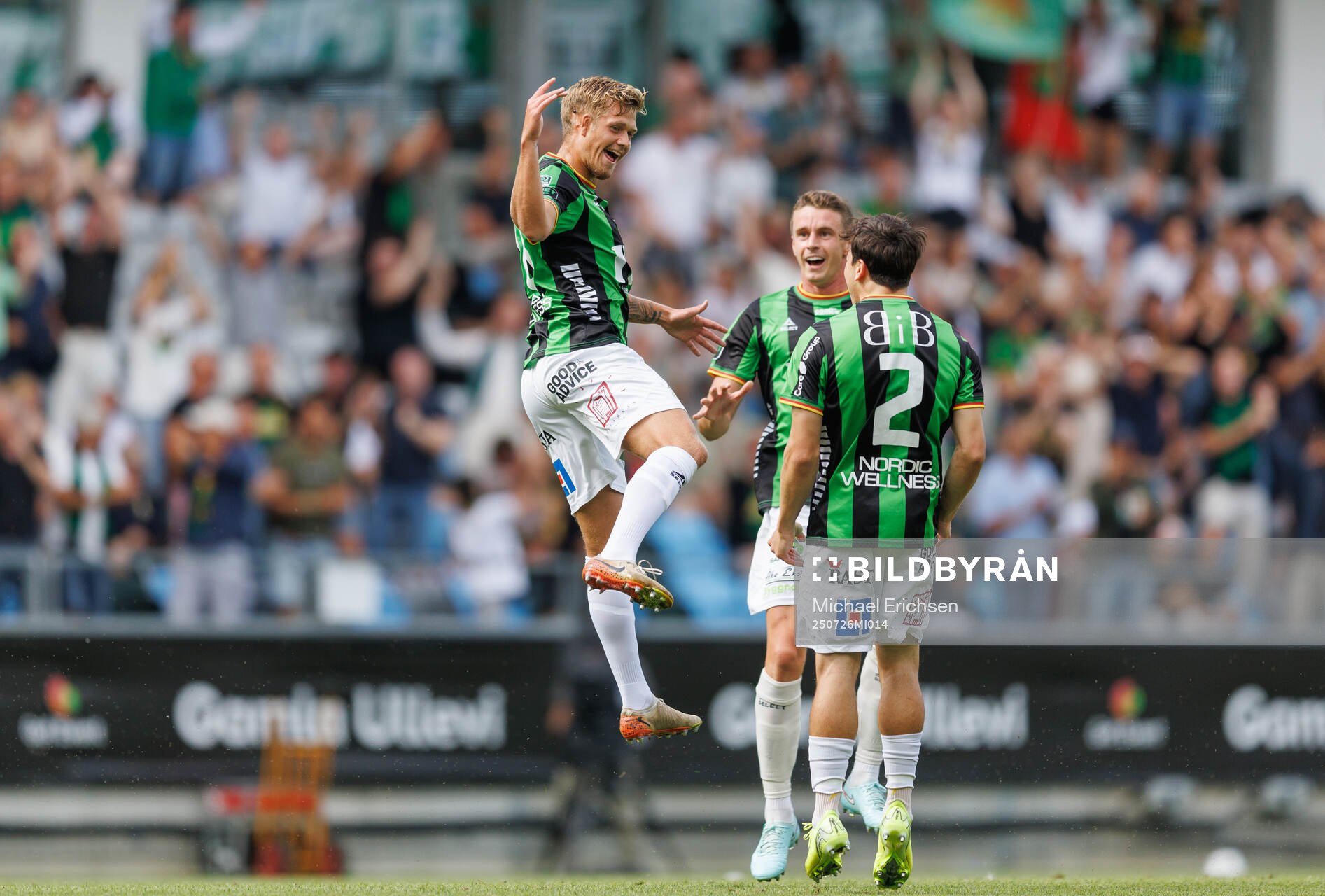 GAIS Kevin Holmén jublar