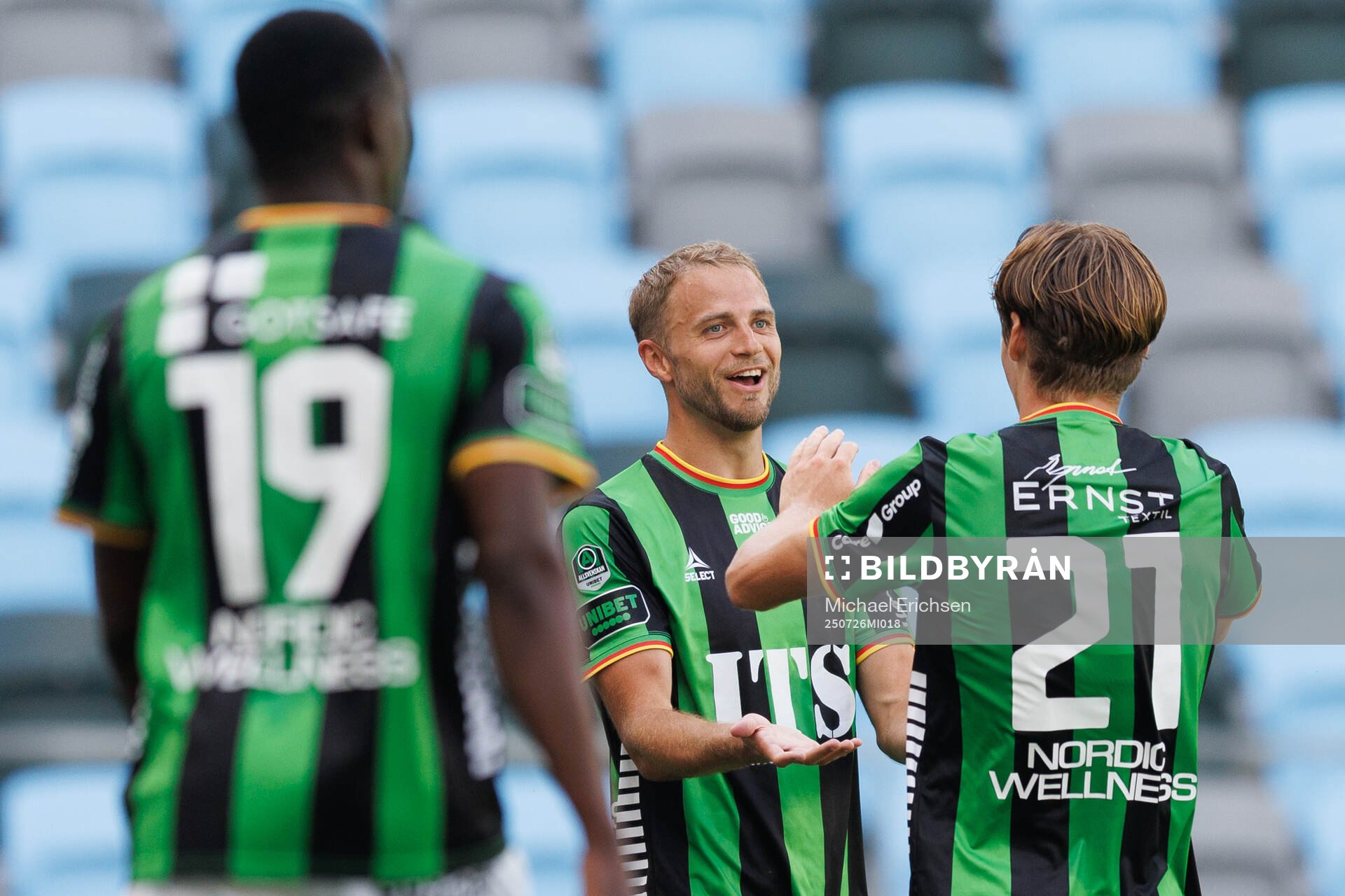 GAISs Gustav Lundgren jublar