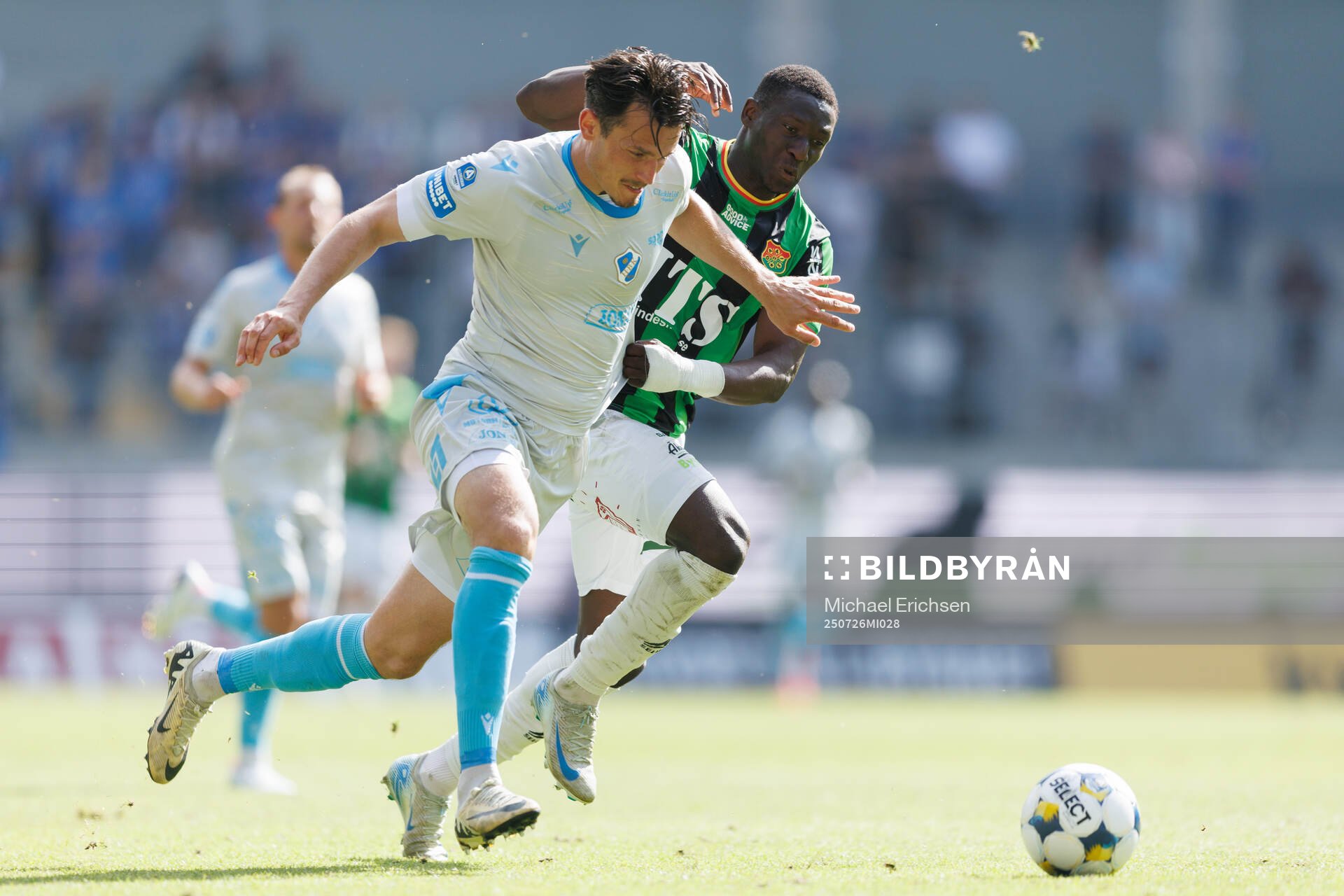 Halmstads Pascal Gregor och GAIS Ibrahim Diabate
