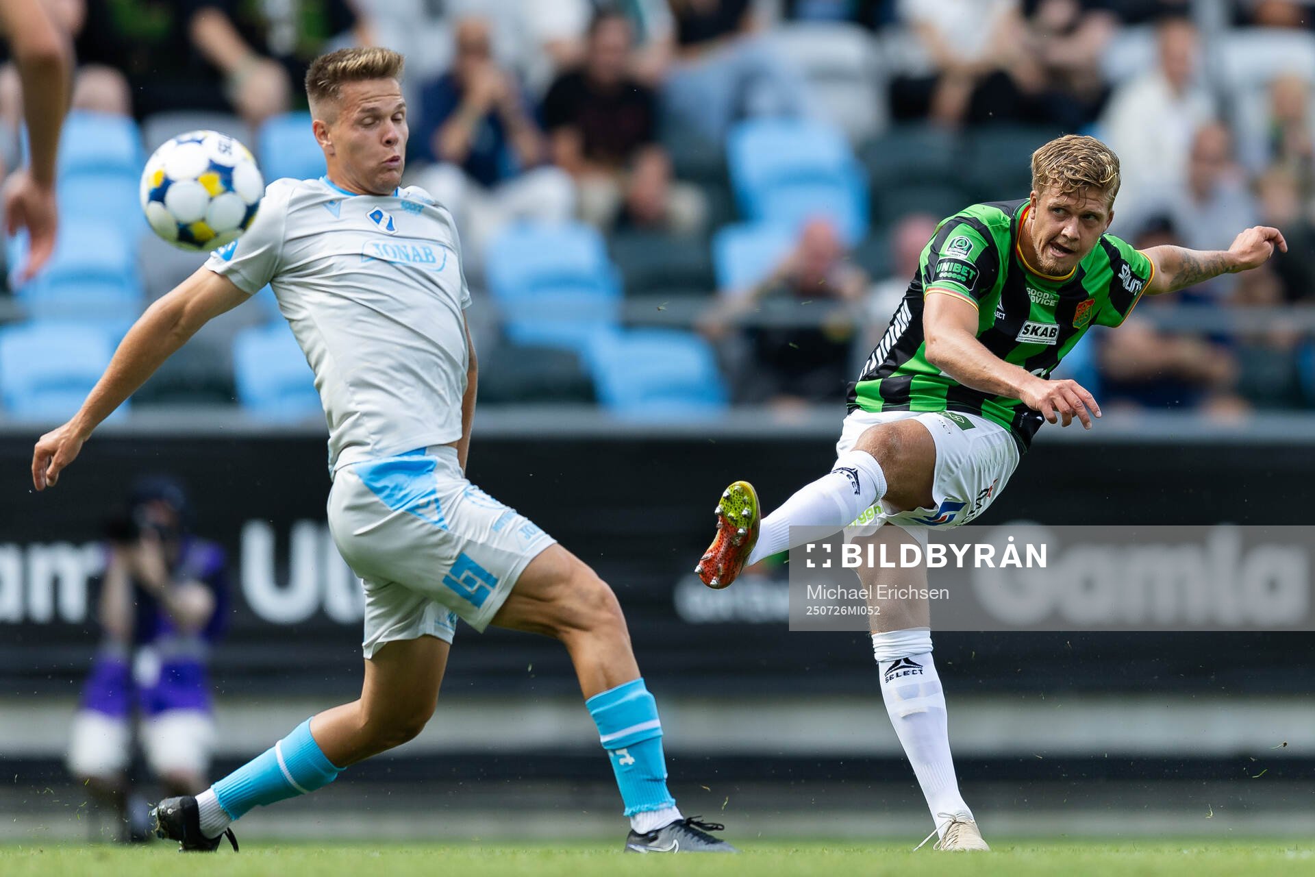 GAIS Kevin Holmén skjuter 1-0