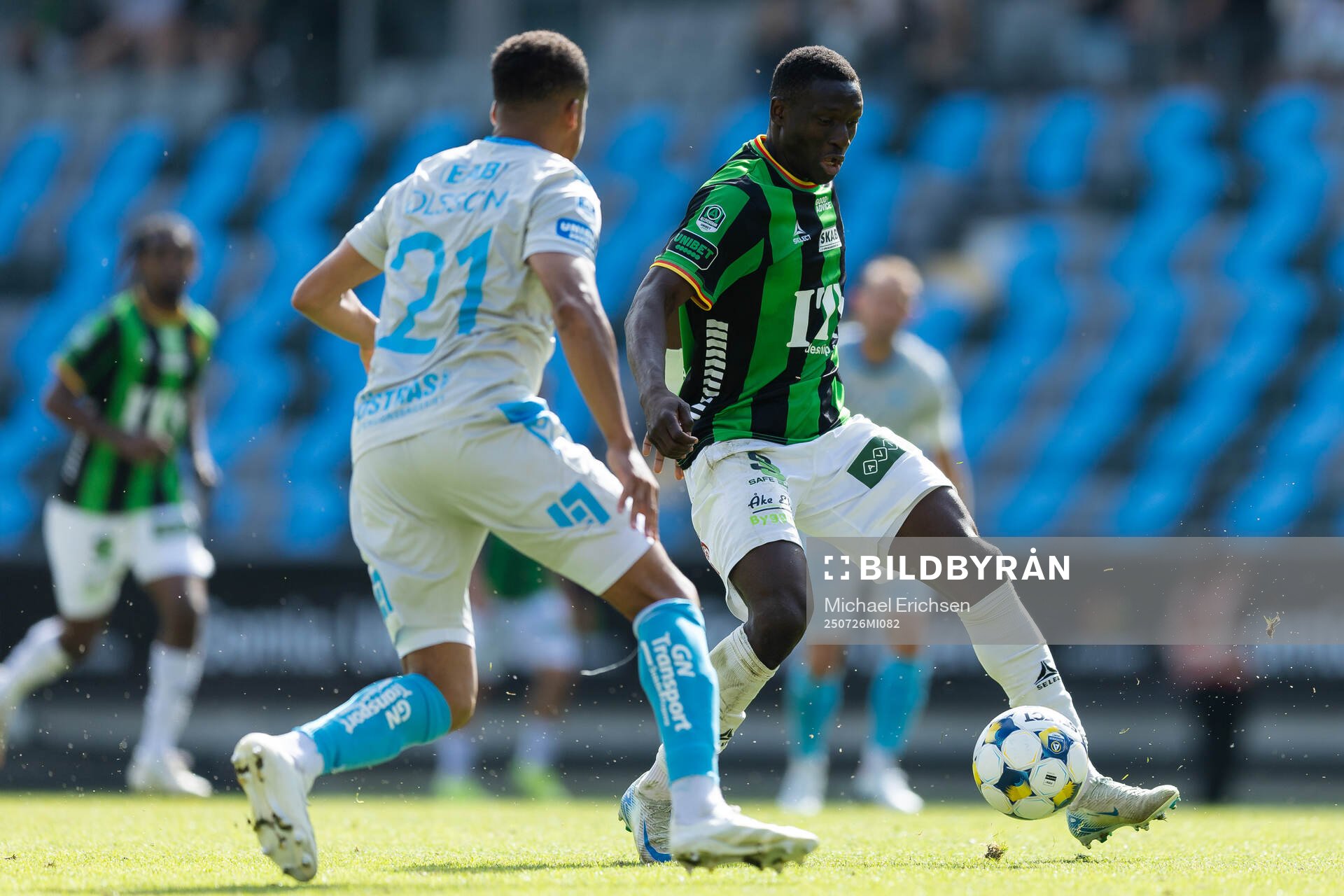 Halmstads Marcus Olsson och GAIS Ibrahim Diabate
