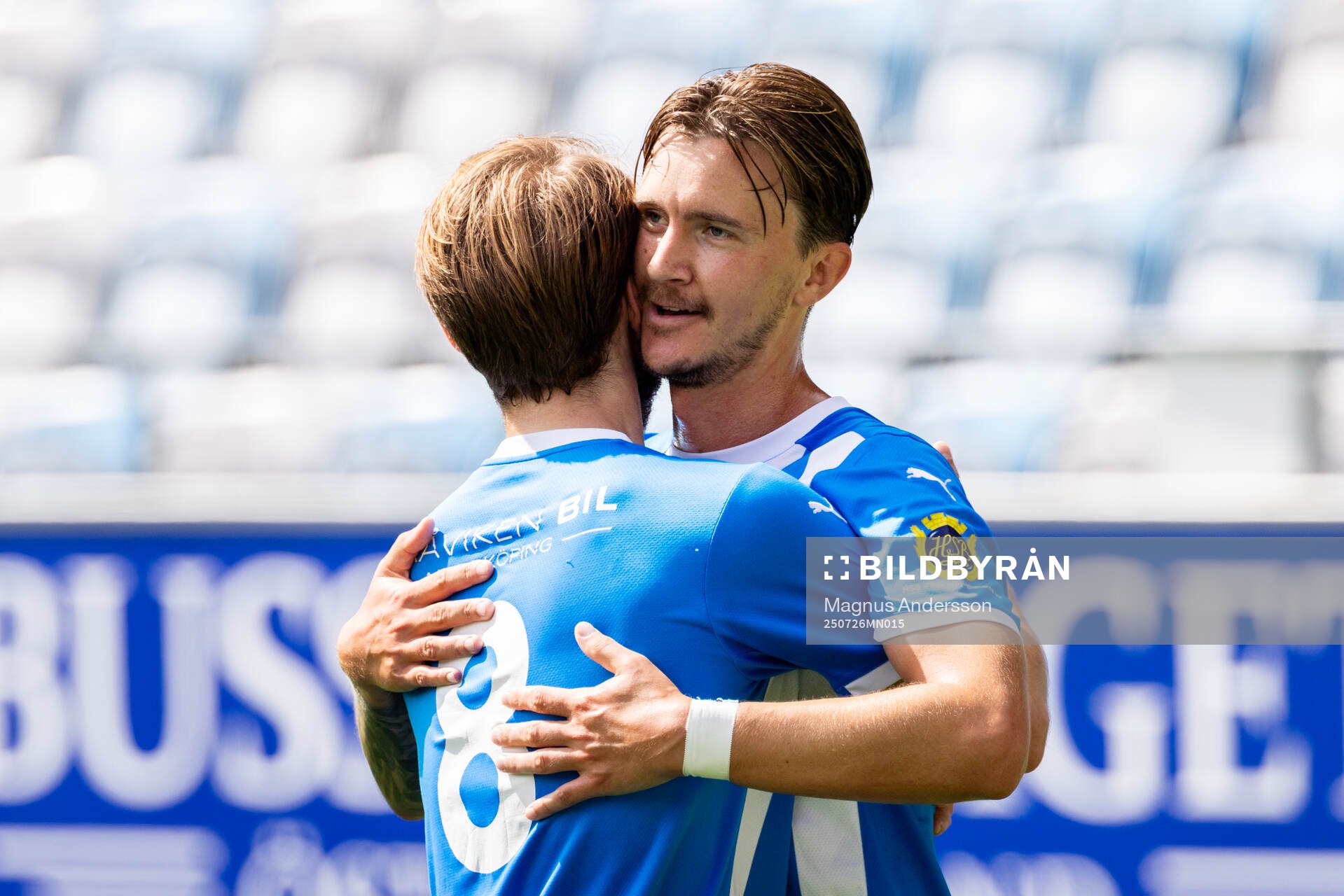 Sleipners Kristoffer Olsson jublar