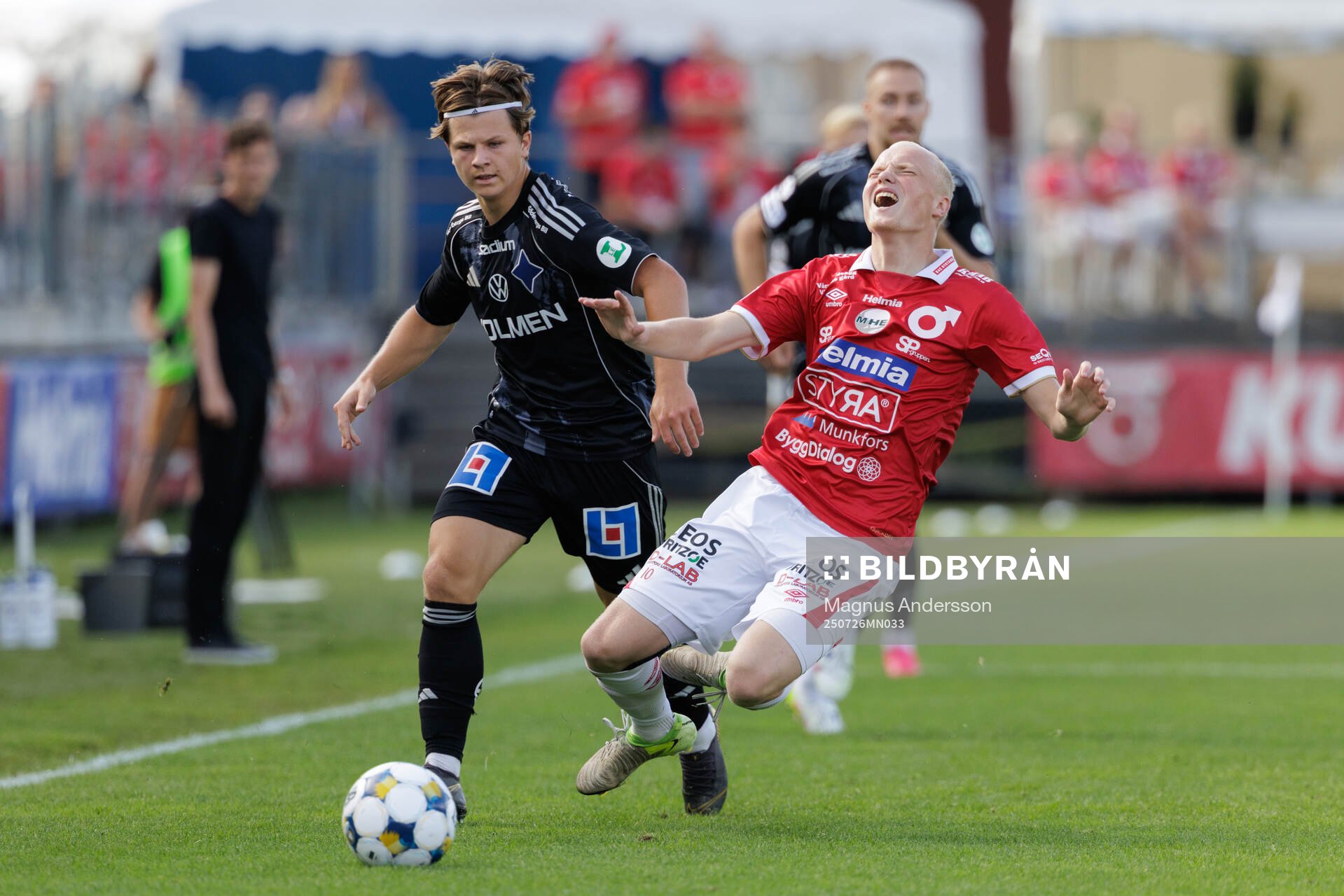 IFK Norrköpings Axel Brönner och Degerfors Marcus Rafferty