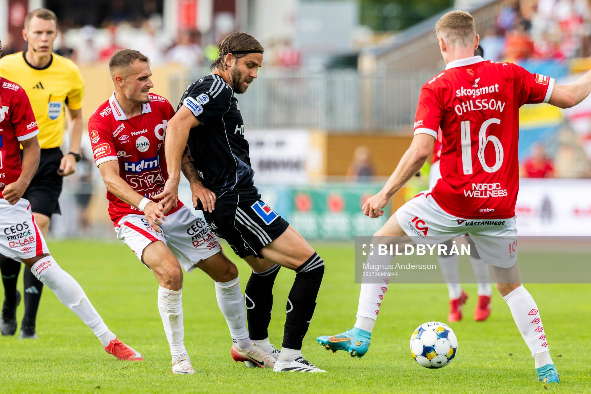 Degerfors Christos Gravius och IFK Norrköpings Christoffer