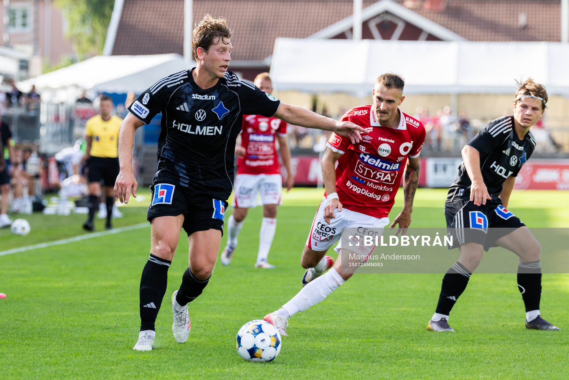 IFK Norrköpings Alexander Fransson och Degerfors Christos