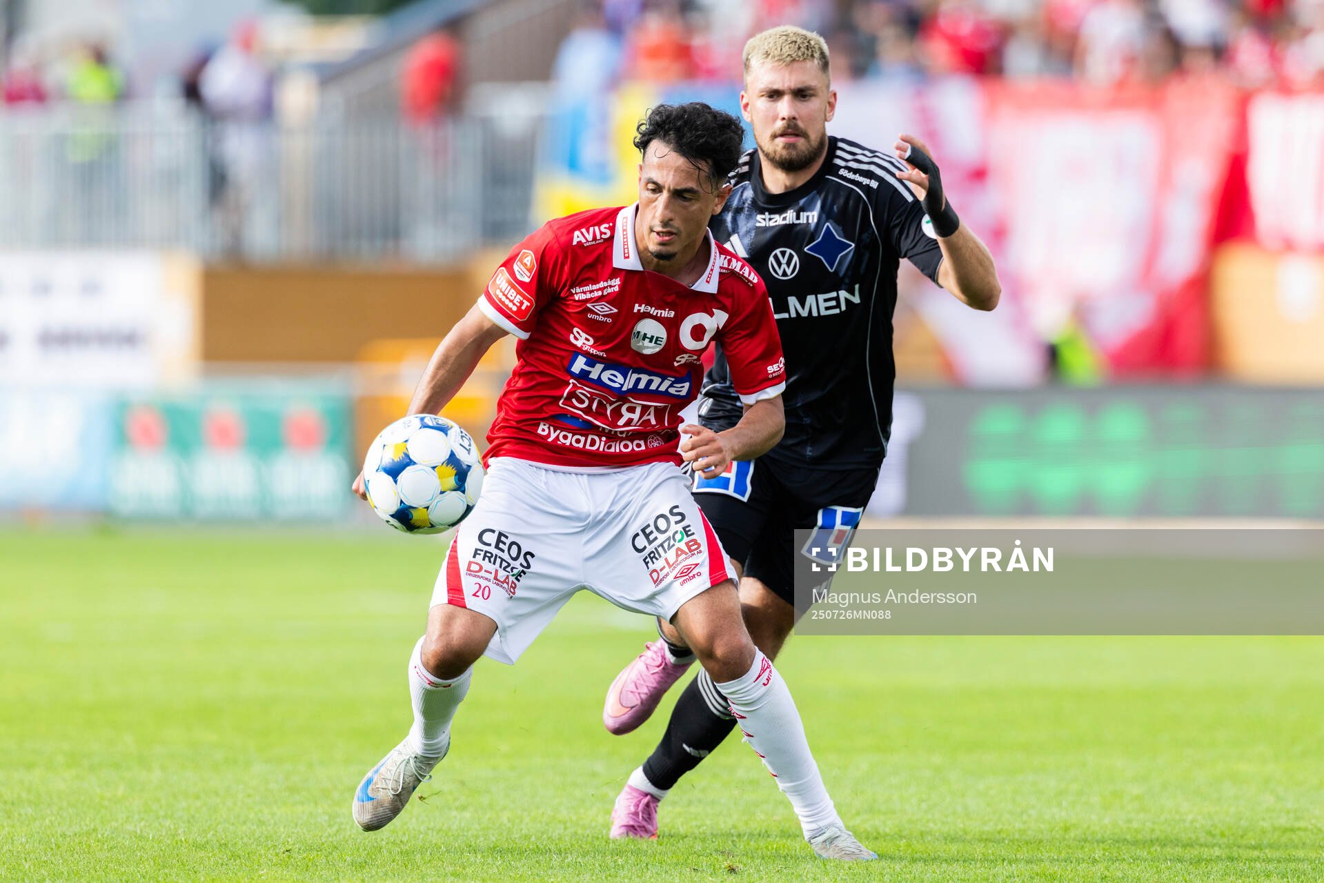 Degerfors Elias Barsoum och IFK Norrköpings Tim Prica