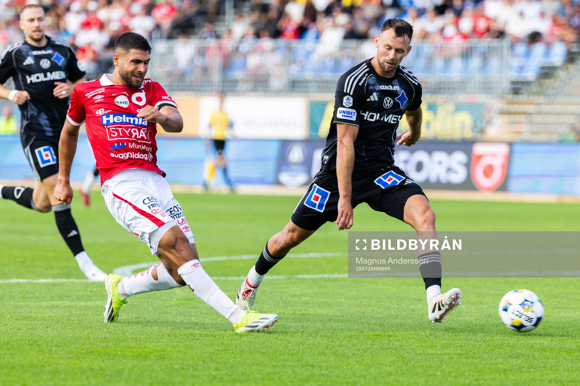 Degerfors Omar Faraj och IFK Norrköpings Max Watson