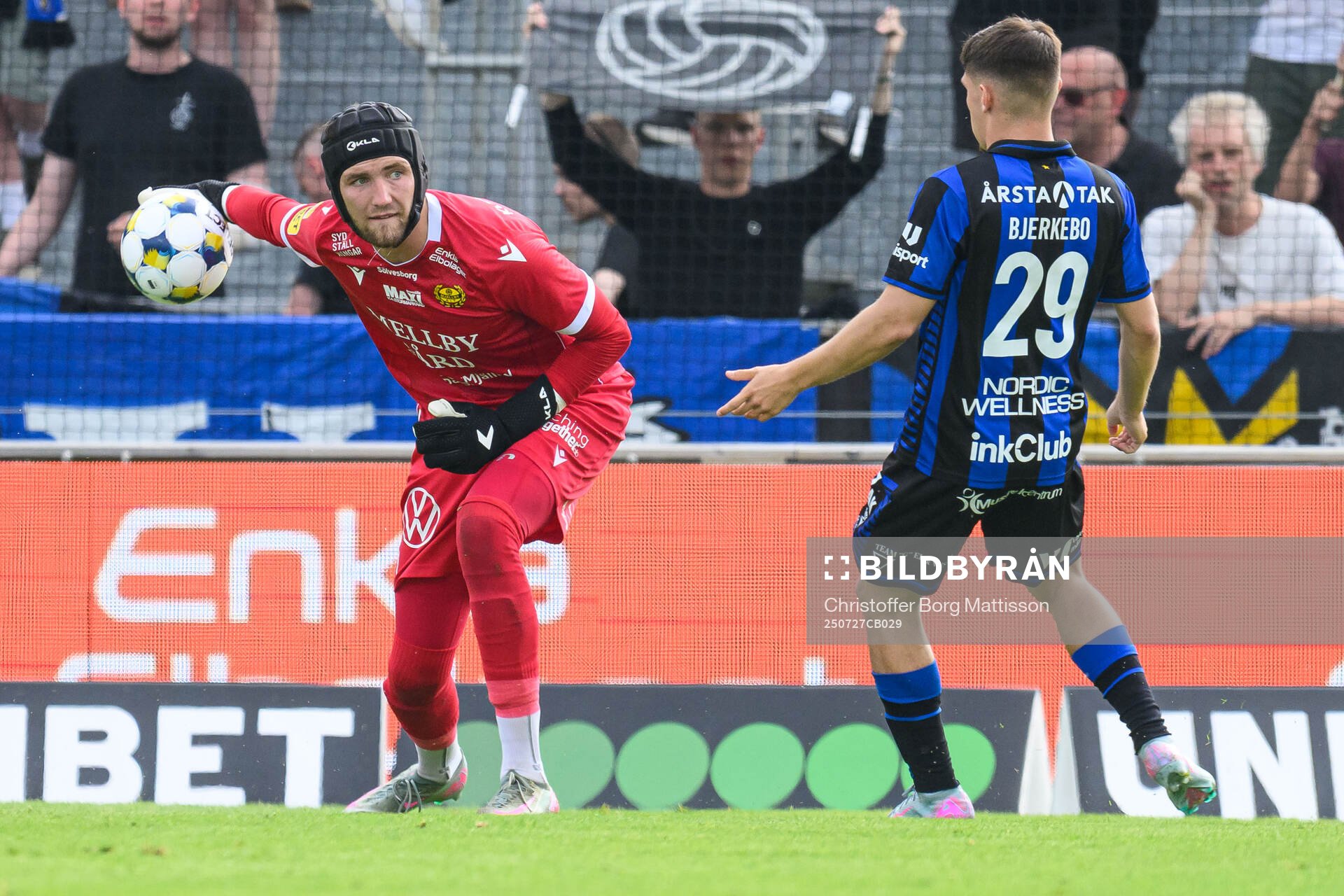 Mjällbys målvakt Noel Törnqvist