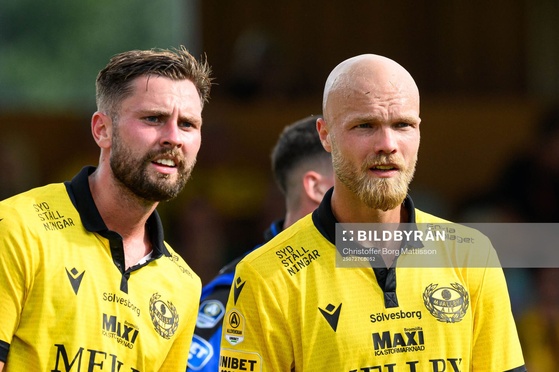 Mjällbys Axel Norén och Viktor Gustafson