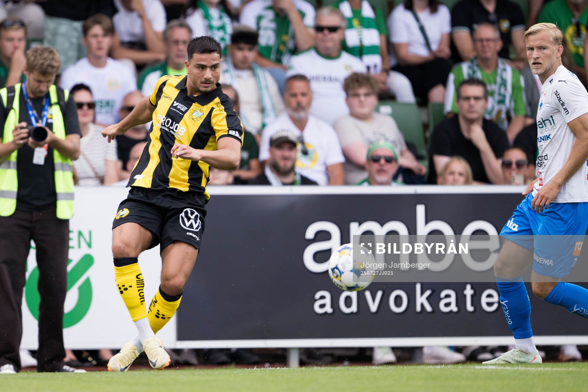 Hammarbys Jusef Erabi och Värnamos Johan Rapp