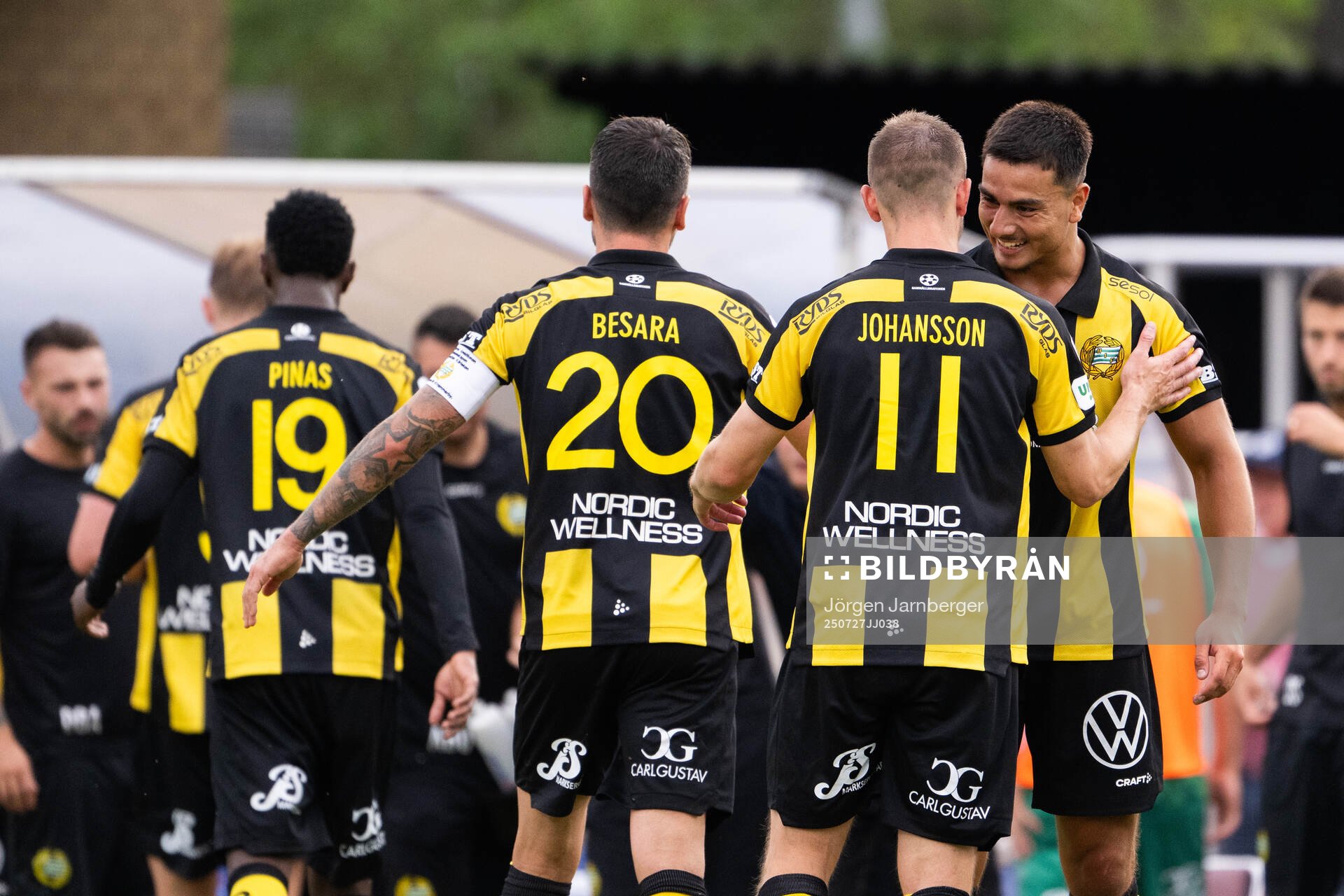 Hammarbys Jusef Erabi jublar