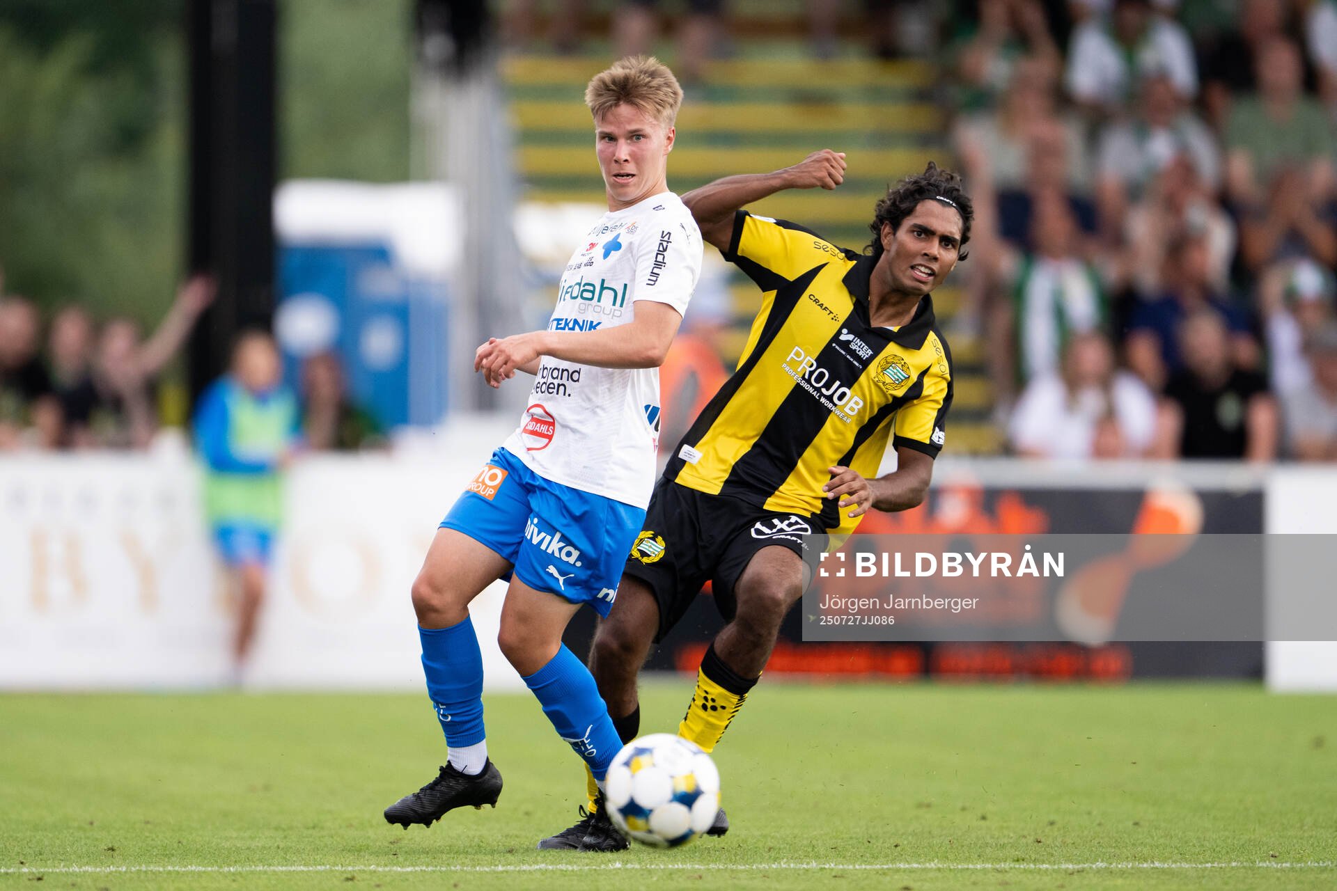 Värnamos Otso Liimatta och Hammarbys Jonathan Karlsson