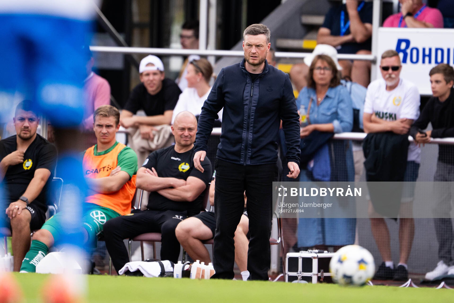 Hammarbys tränare Kim Hellberg