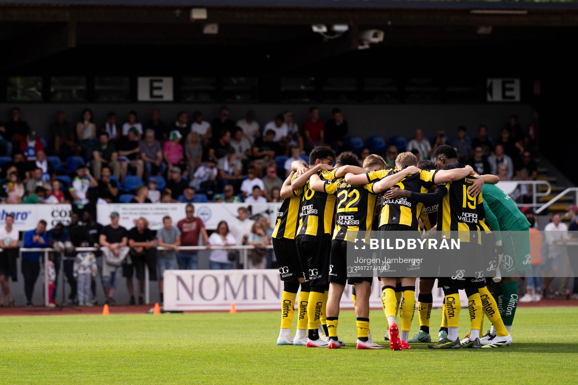 Hammarbys spelare samlas