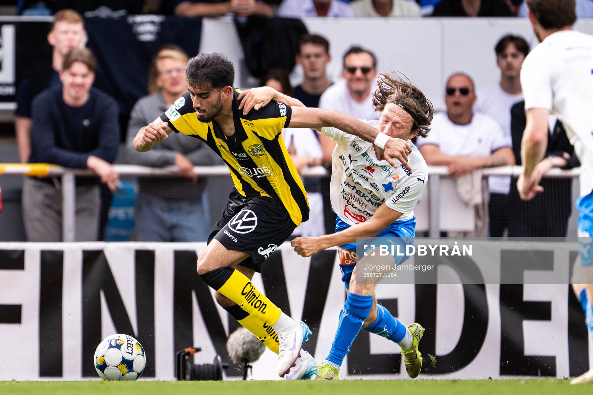 Hammarbys Montader Madjed och Värnamos Axel Björnström